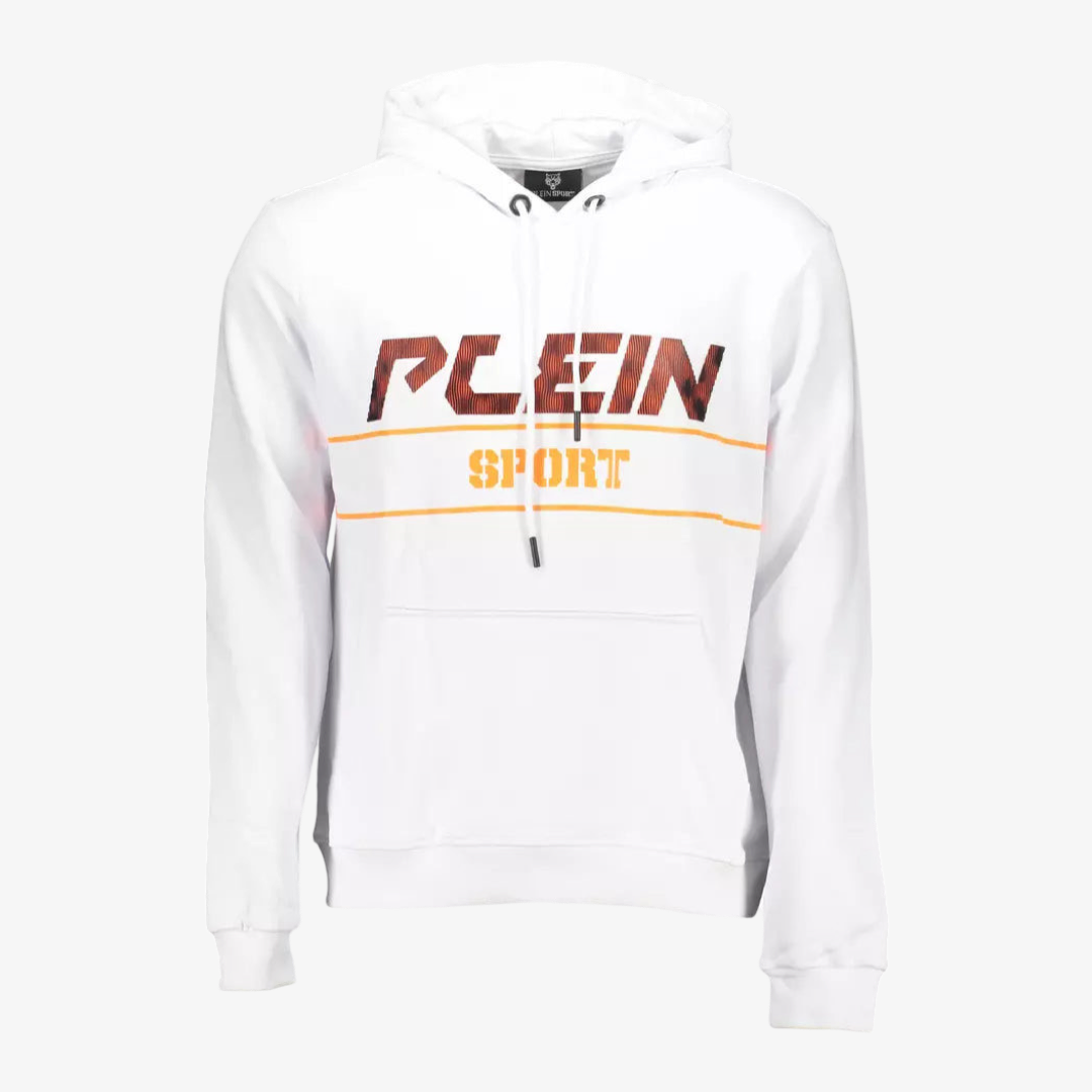 Мъжко бяло худи Plein Sport FIPS217 BIANCO 01