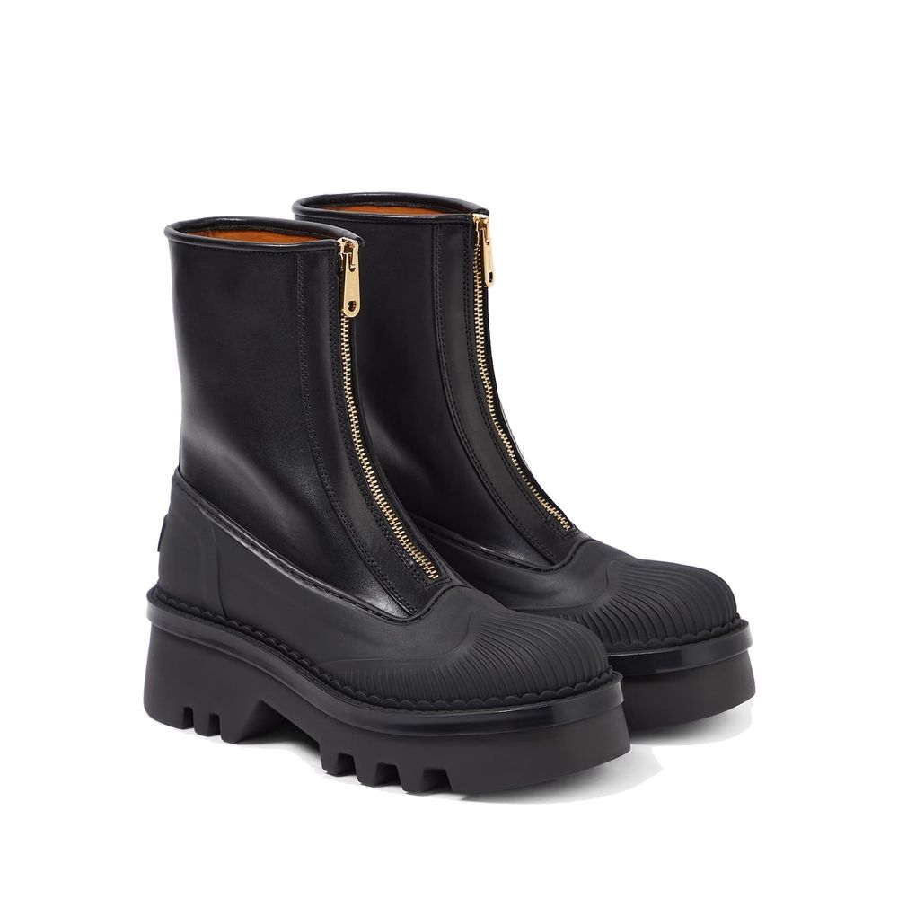 Дамски ботуши Women’s boots Chloé Raina Black angled view