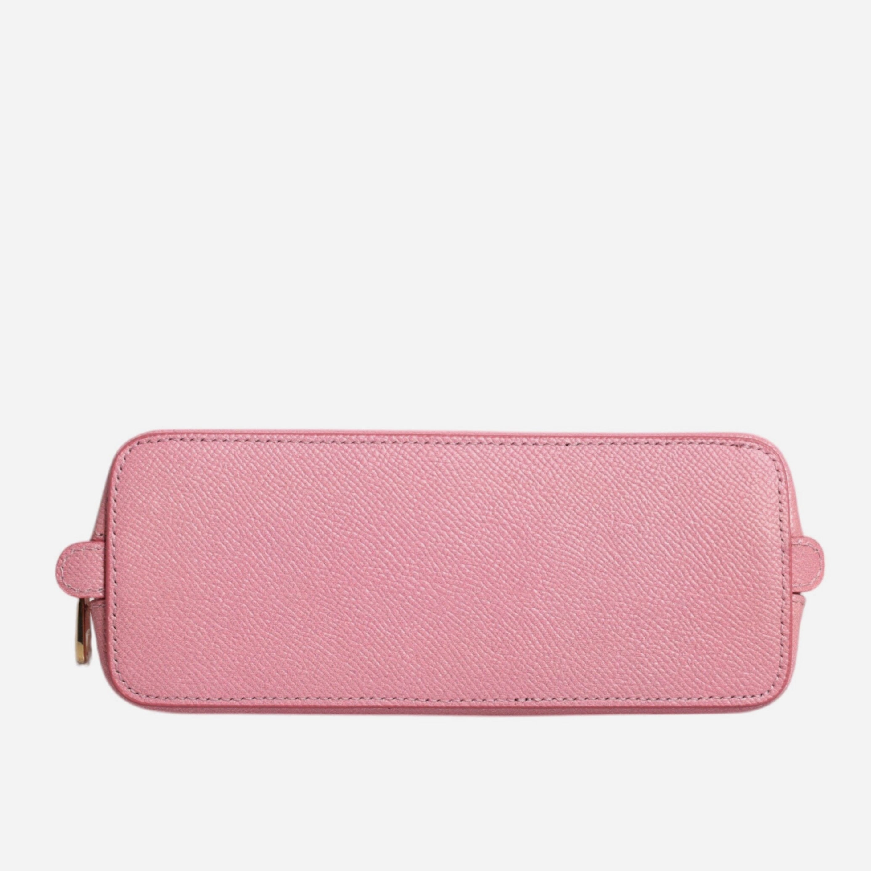 Дамска луксозна козметична чанта несесер в розово DOLCE & GABBANA Women’s Luxury Pink Leather Cosmetic Bag