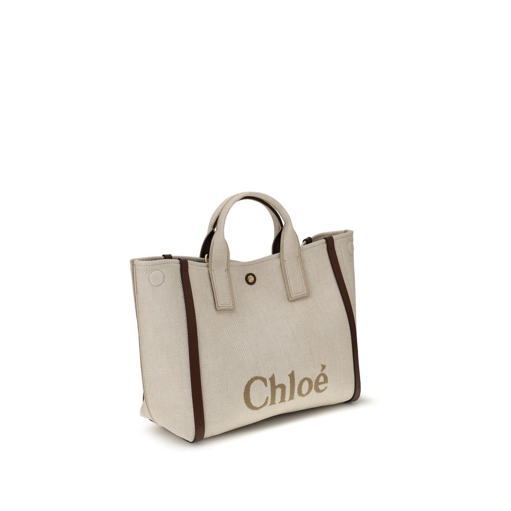 Дамска чанта Women’s tote bag Chloé Carry CH25US910P1924P Hot sand angled view