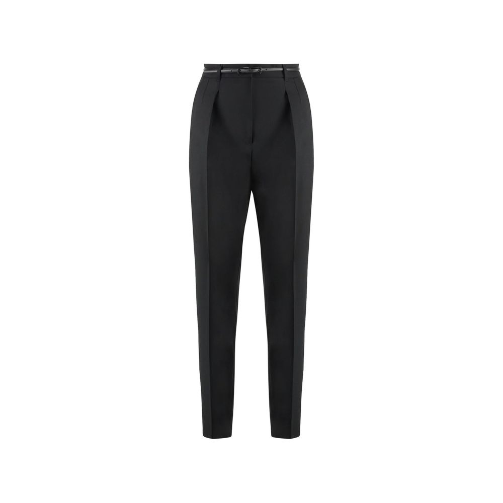 Дамски панталони с вълна Women’s prosit classic pants Max Mara with virgin wool