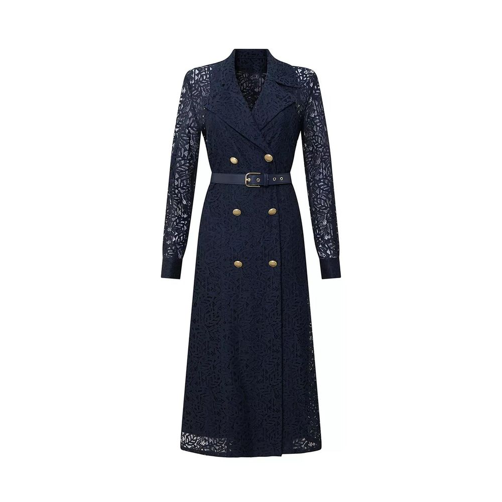 Дамско палто от дантела Women’s lace coat Max Mara Colimbo Dark Blue