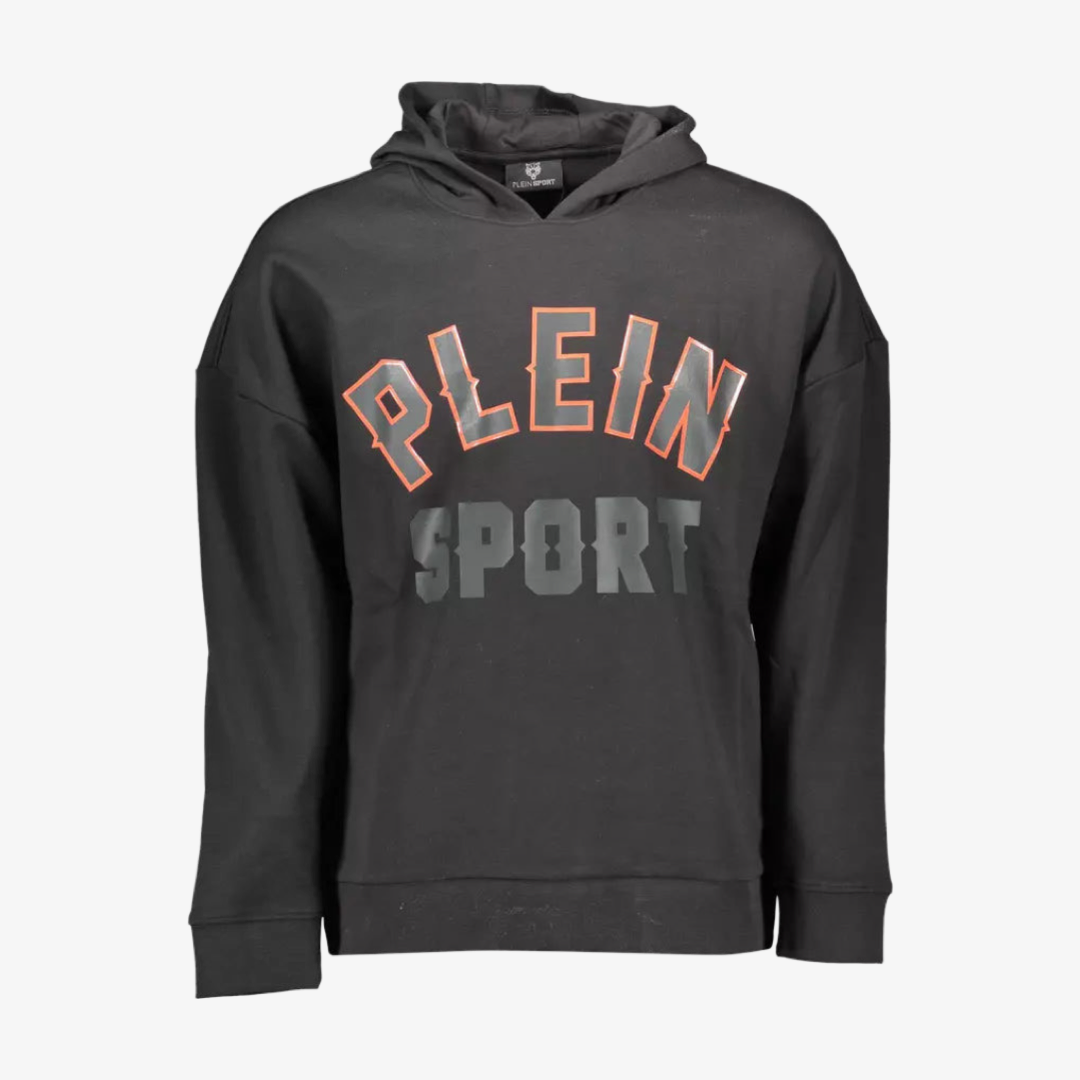 Мъжко черно худи Plein Sport FIPS220 NERO 99