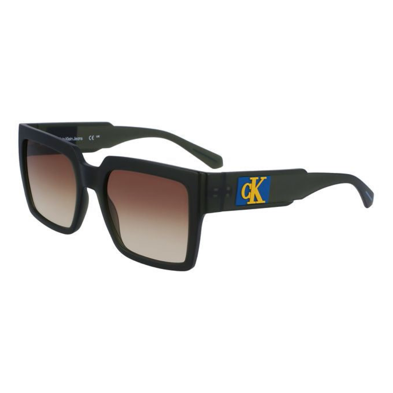 Calvin Klein Brown Plastic Women Sunglass