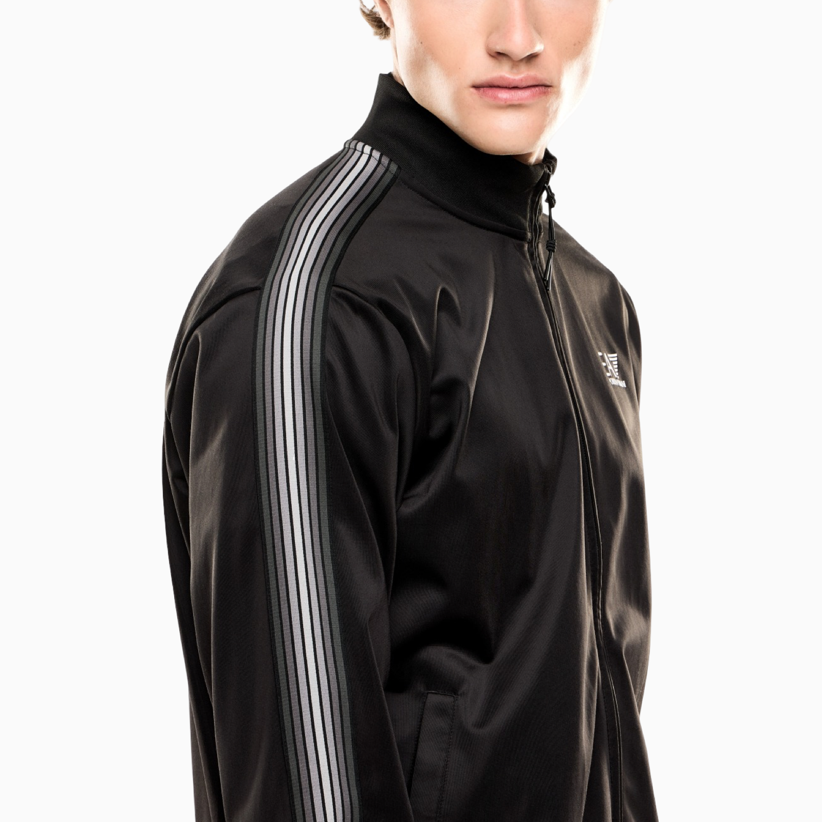 Мъжки черен спортен екип EA7 Emporio Armani Men Tracksuit 7M000970 AF12449 UC001 Side View
