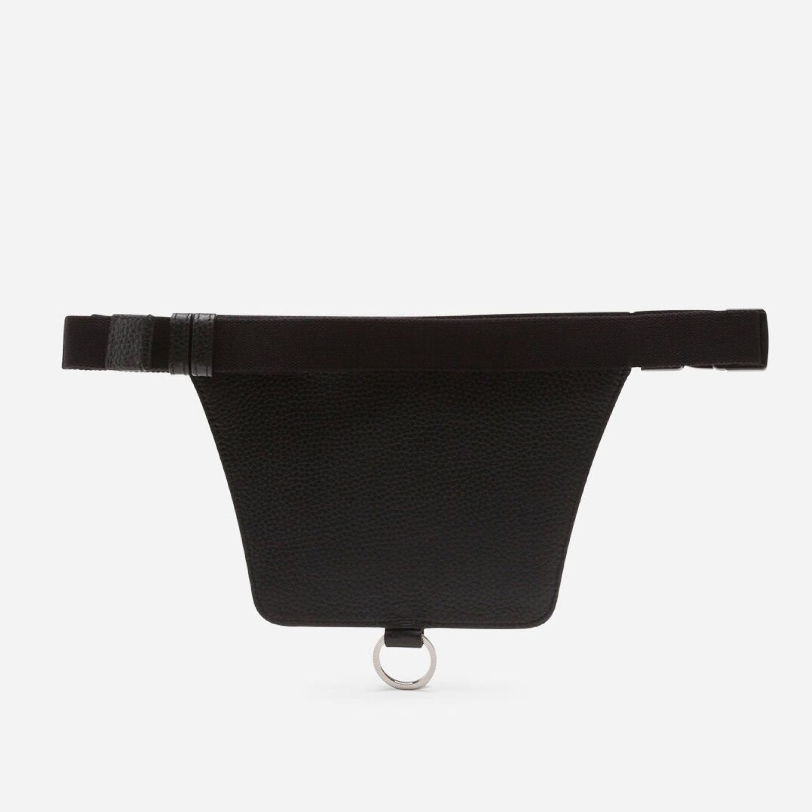 Мъжка кожена чанта за кръст Dolce & Gabbana Logo Plaque Waist Men Waist Bag