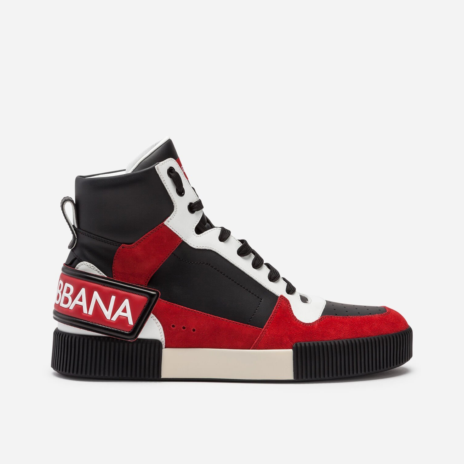 Dolce & Gabbana Miami DNA High Top Men Sneakers Lateral View