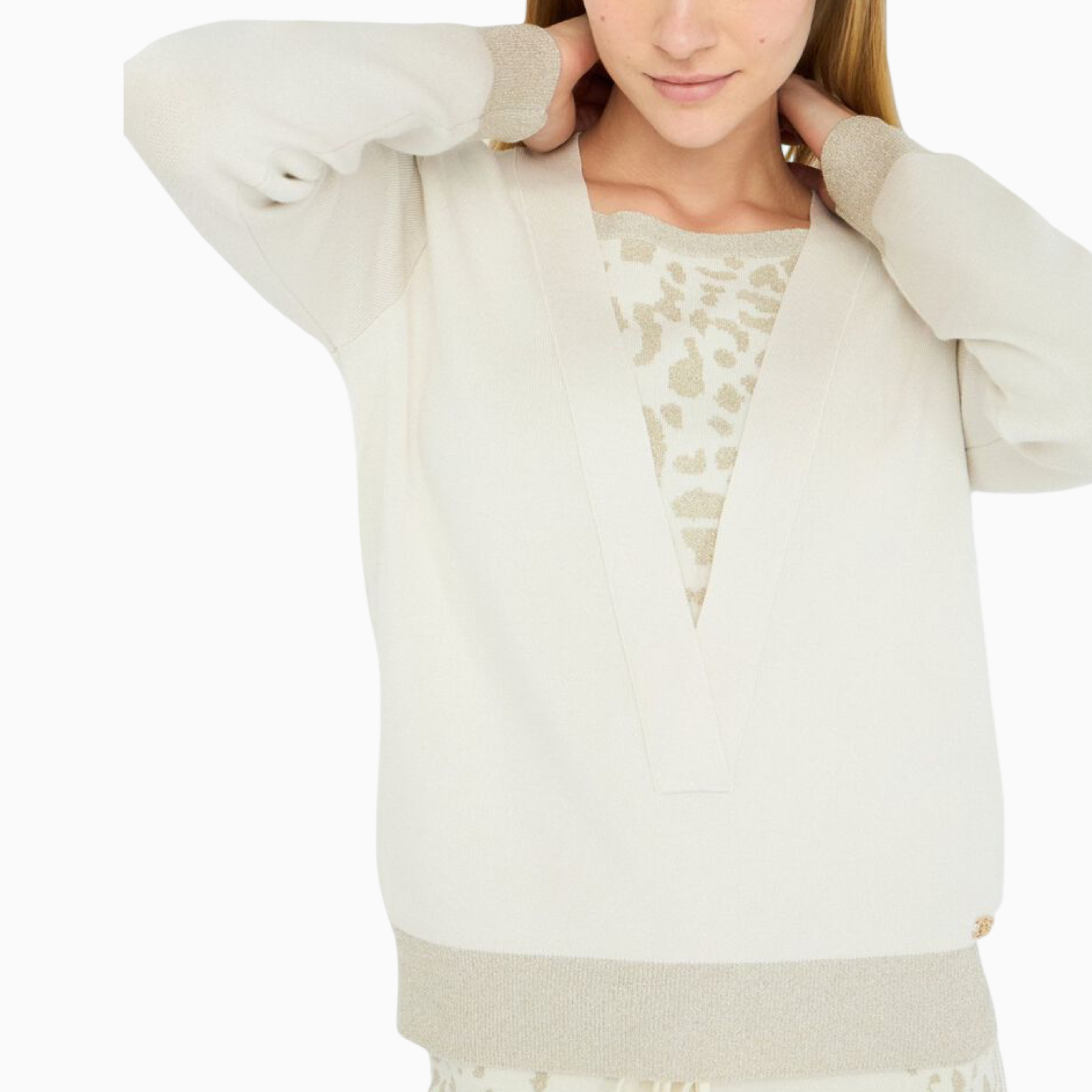 Дамски пуловер Liu Jo Better Women Sweater TF5254 MS49I Close-Up
