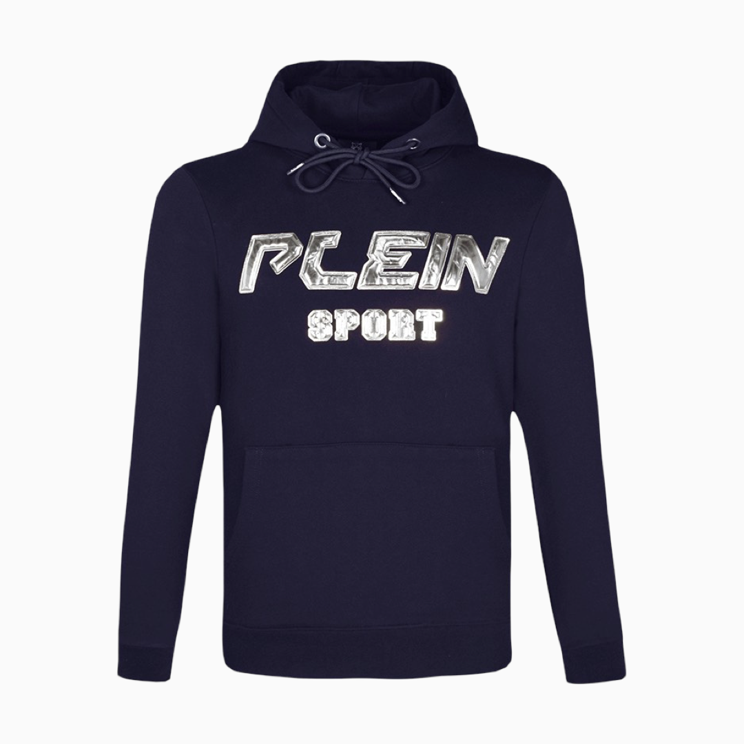 Мъжко тъмно синьо худи Plein Sport FIPS215_BLU