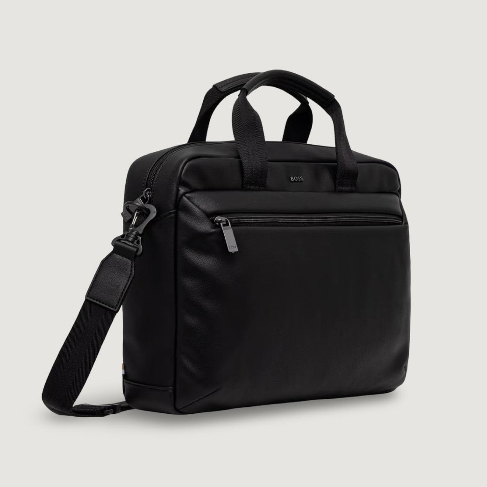 Мъжка чанта за лаптоп Boss Men Briefcase Laptop Bag 50567865 Side View