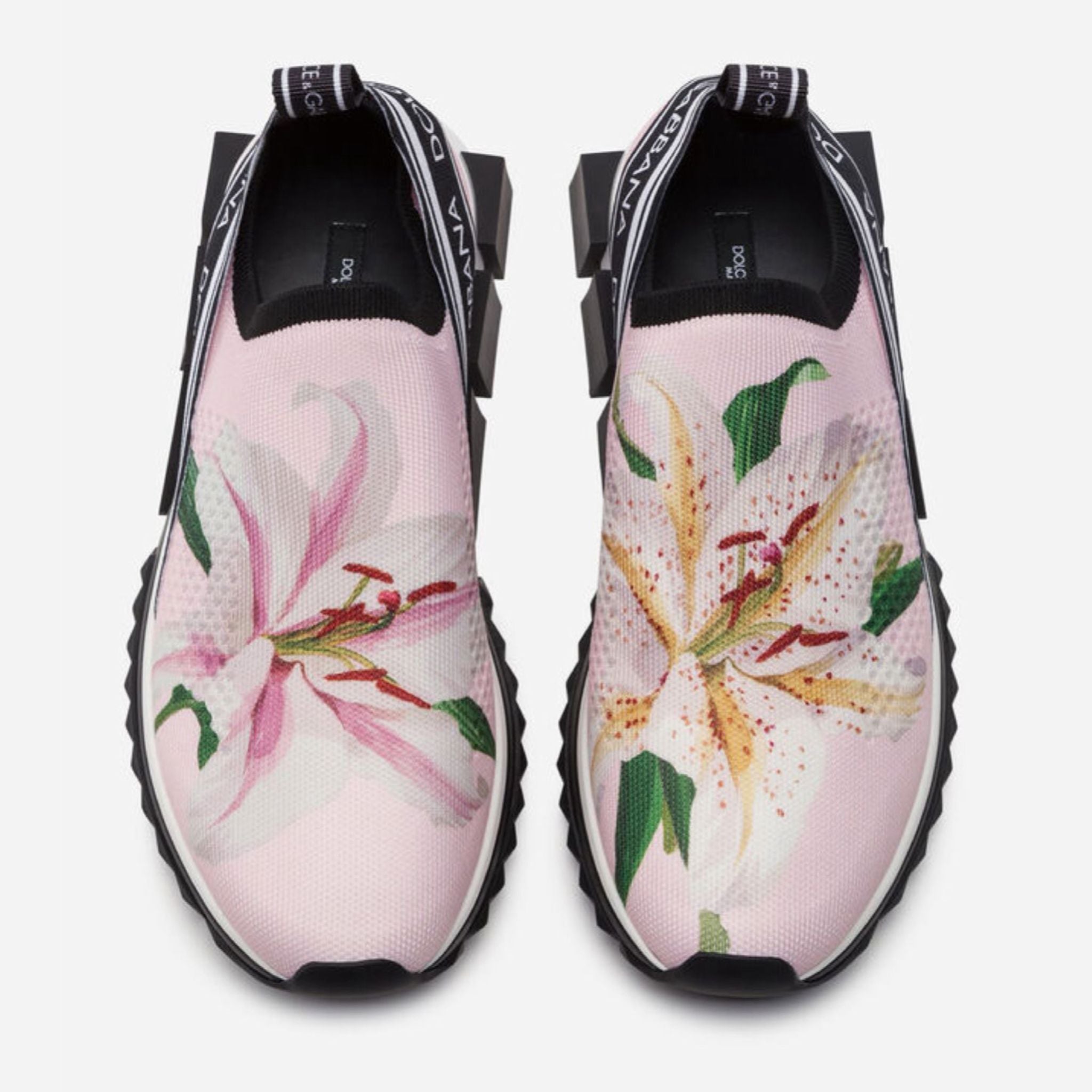 Dolce & Gabbana Floral Sorrento  Women Sneakers Top View