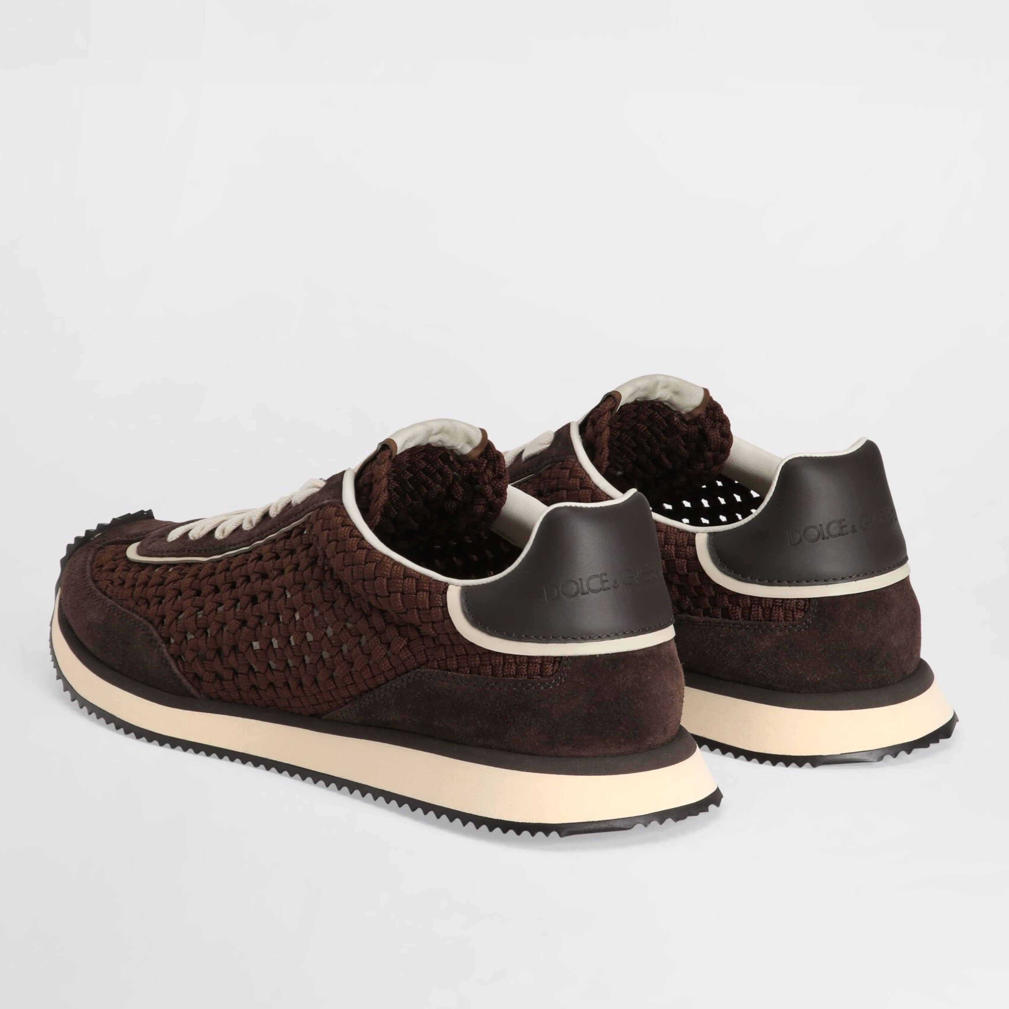 Мъжки маратонки Men’s sneakers Dolce & Gabbana Cushion CS2298A6D458C895 Dark Brown heels view