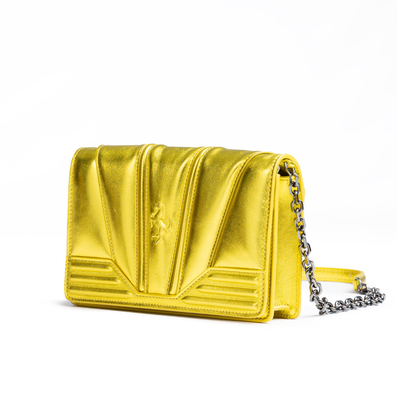 Ferrari GT Patent Leather Bag Side View