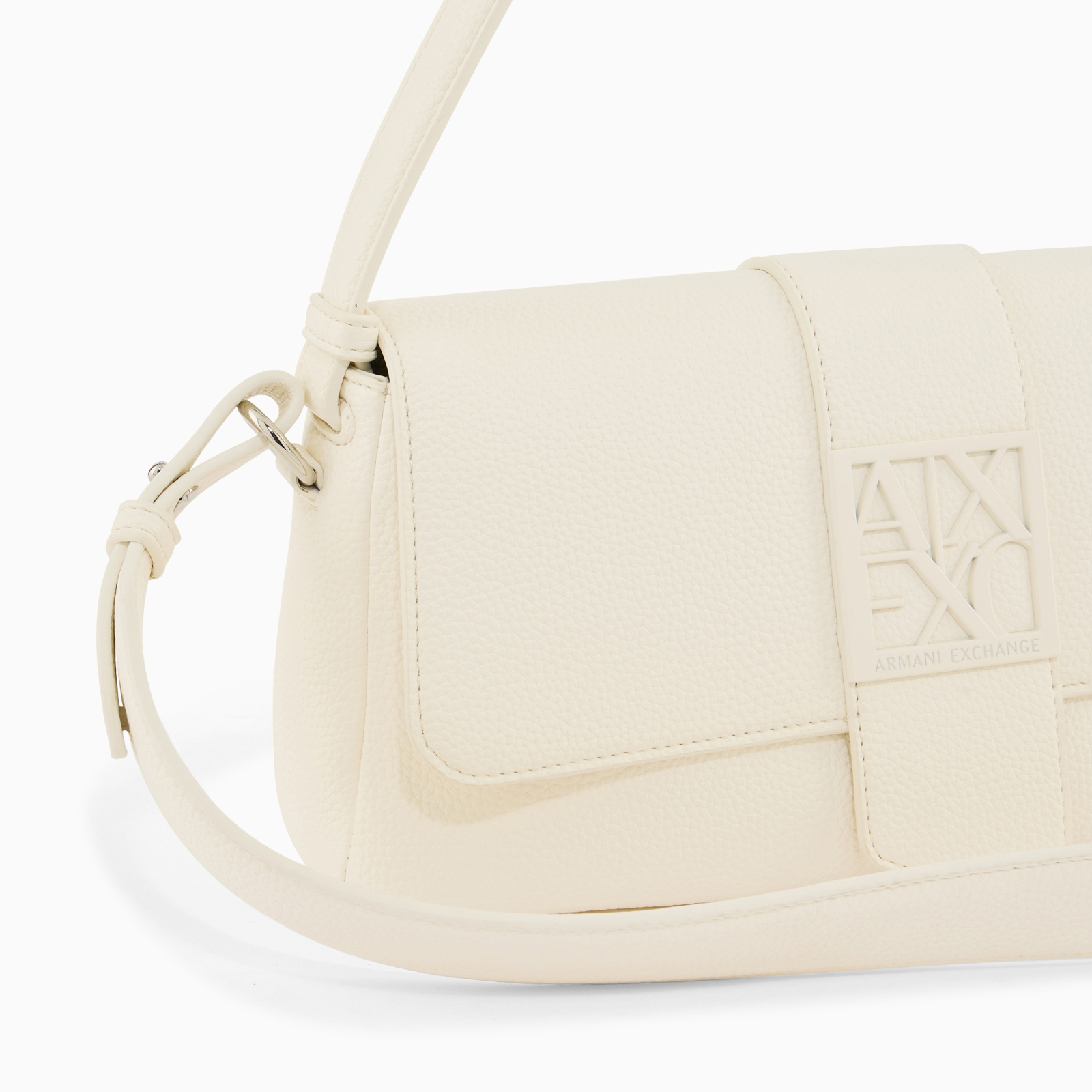 Дамска бяла чанта Armani Exchange Women Shoulder Bag XW002592 AF11902 U0011 Close-Up