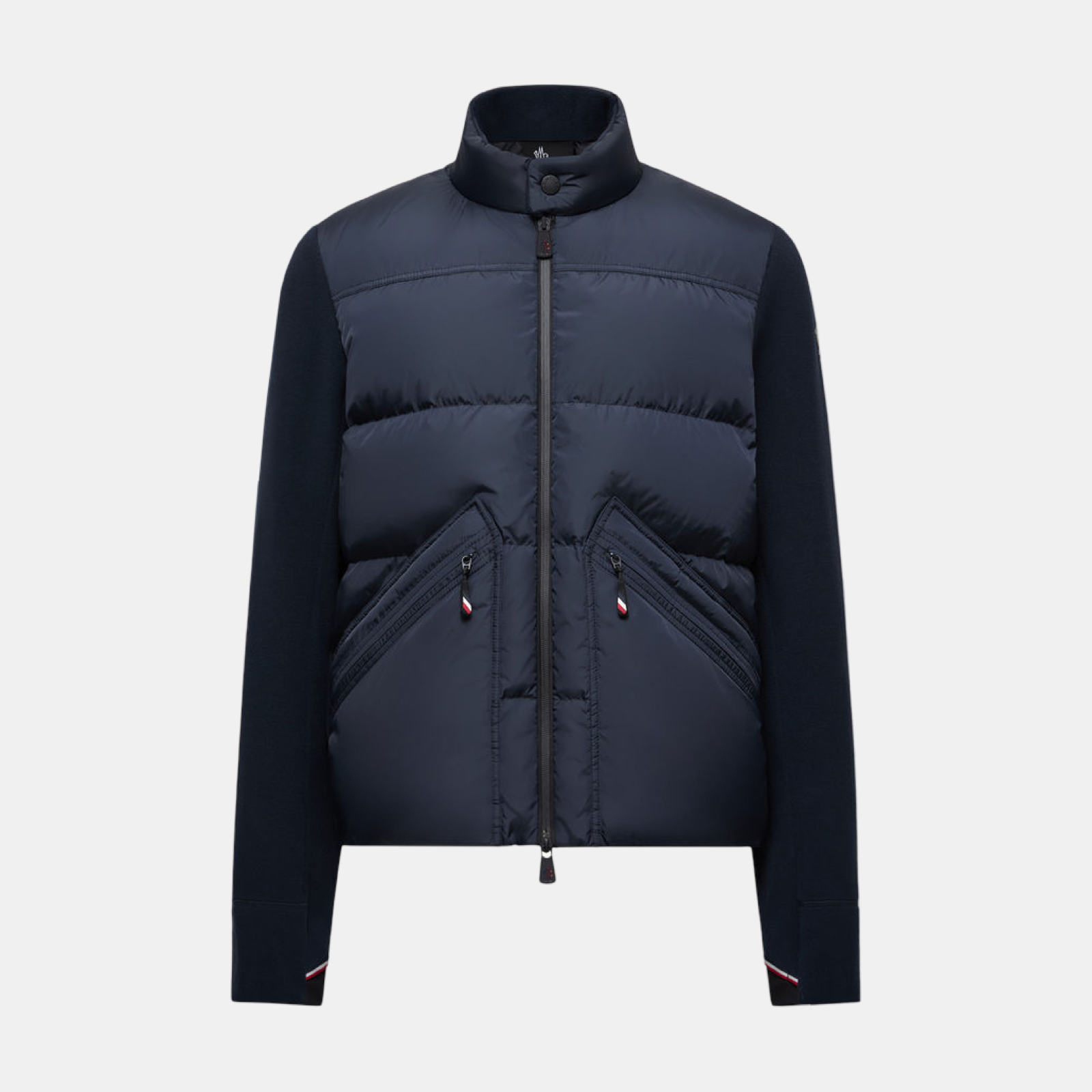 Moncler Grenoble Quilted Zip-Up Men Jacket K20978G 000148 0093 Front View
