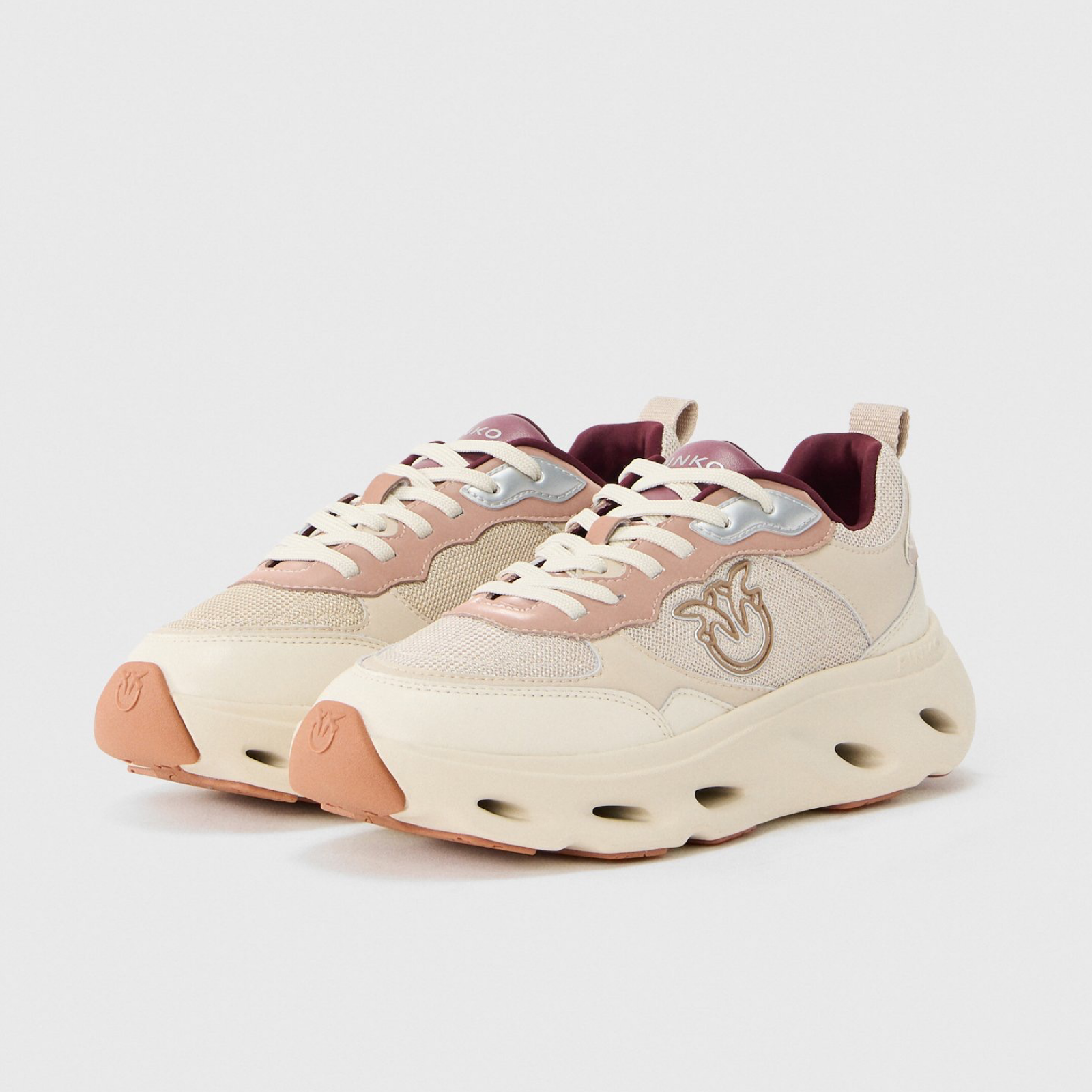 Дамски маратонки Pinko Pink 09 SS0167 P132 Women Sneakers Front View