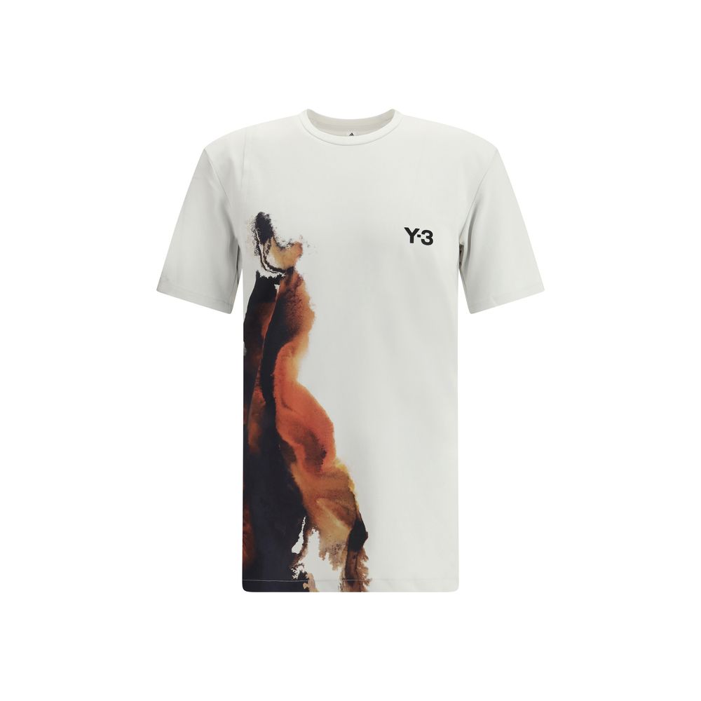 Мъжка тениска за тенис Men’s t-shirt Y-3 Yohji Yamamoto Tennis Pro FreeLift JN2990 Orbit Grey front view