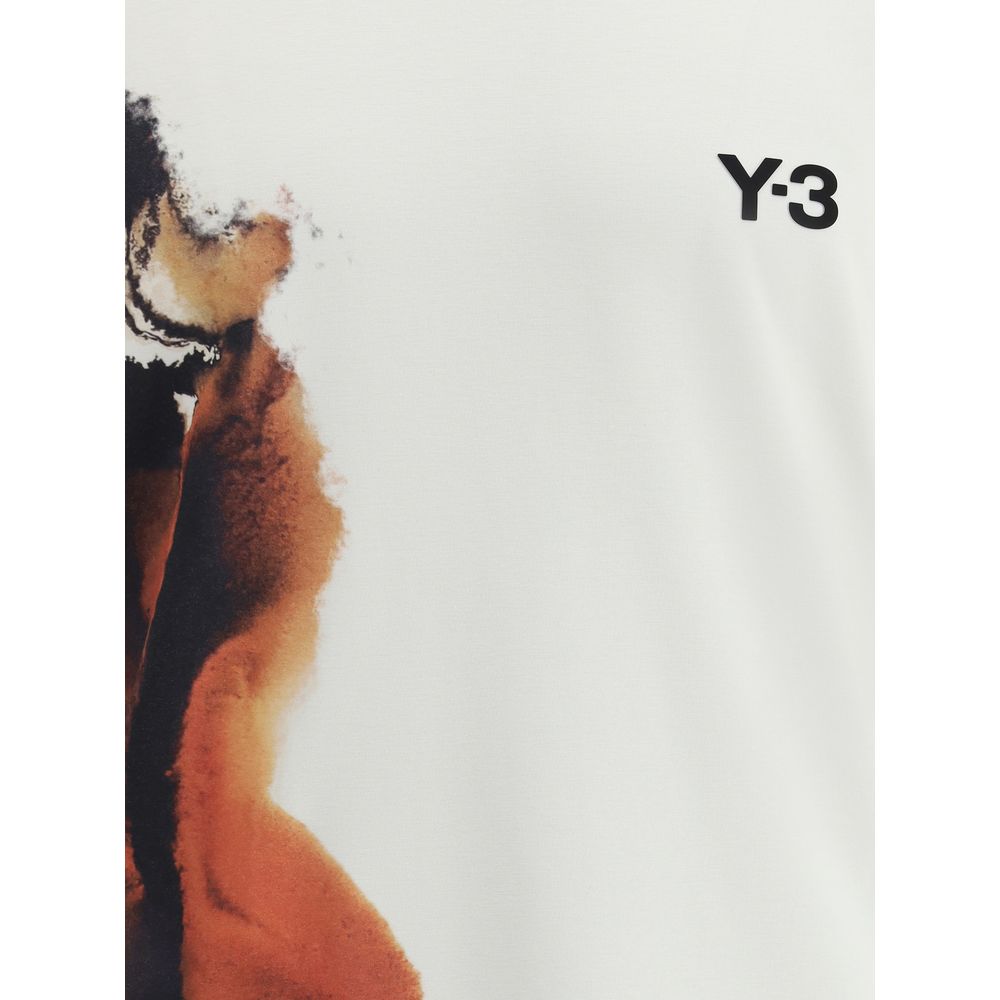 Мъжка тениска за тенис Men’s t-shirt Y-3 Yohji Yamamoto Tennis Pro FreeLift JN2990 Orbit Grey close-up view