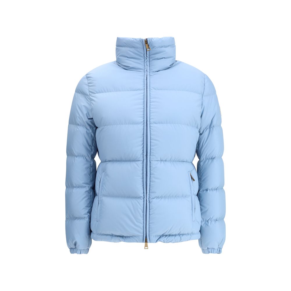Дамско яке Women’s short down jacket Moncler Dourble K20931A00229597YW715 Light Blue front view