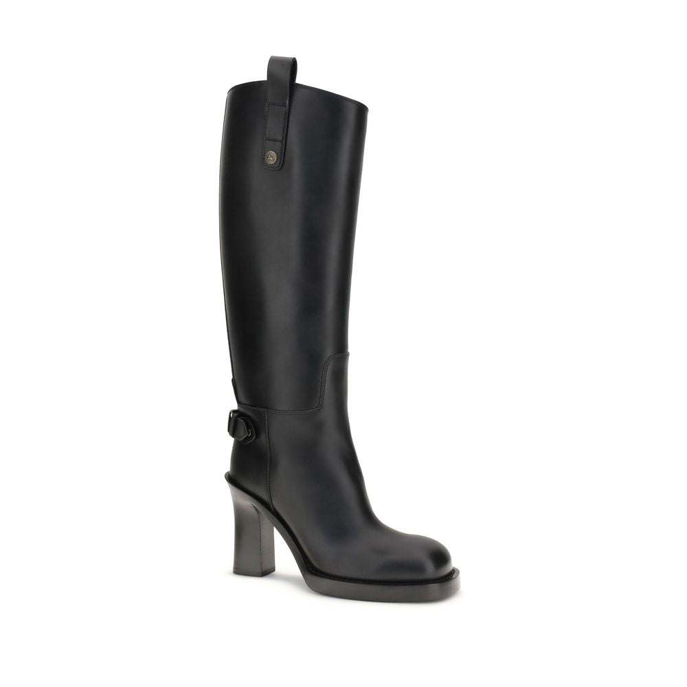 Дамски кавалерийски ботуши Women’s cavalier boots Burberry 81144061 angled view