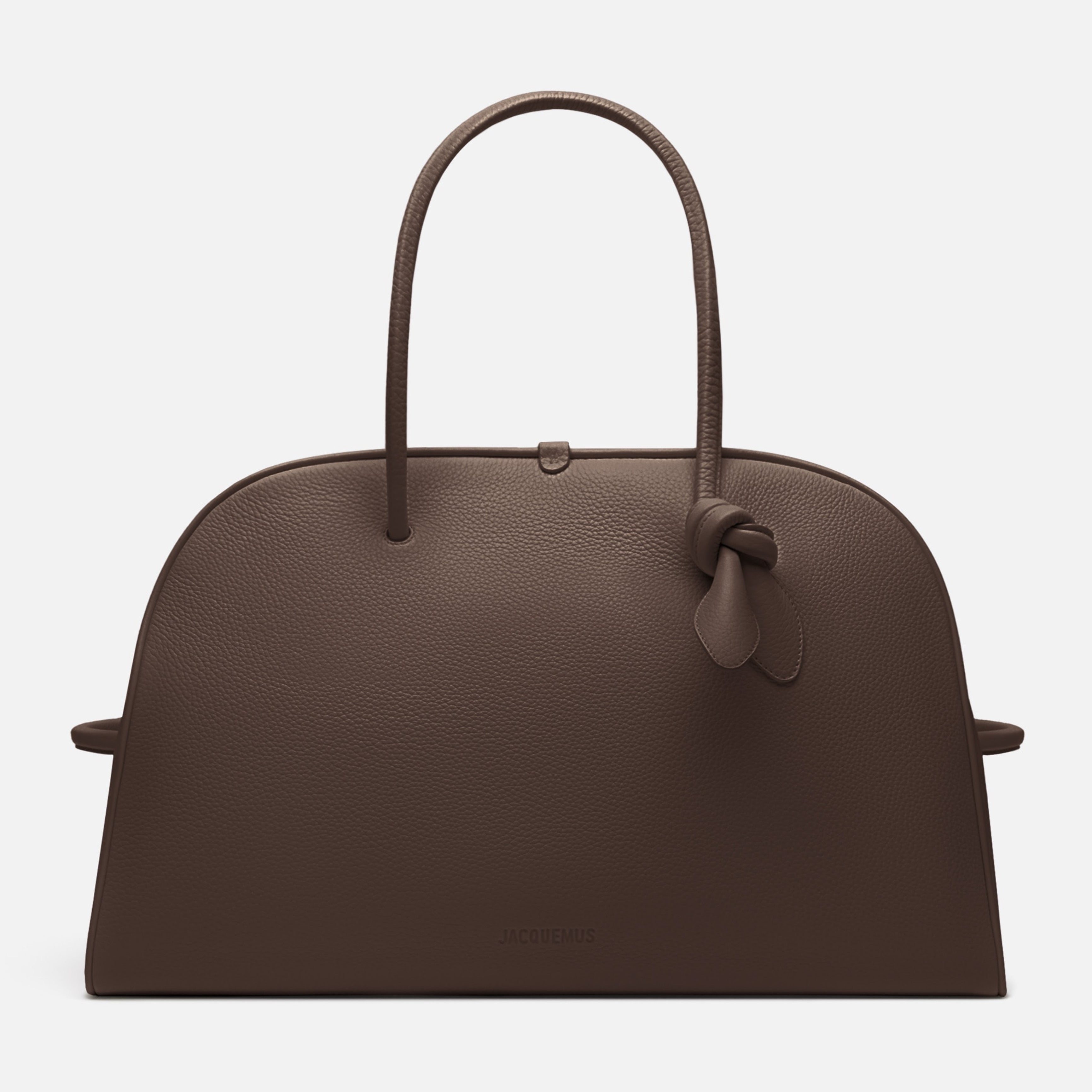 Пътна чанта Travel bag Jacquemus Le Grand Tourisme BAU00427AC03A03880 Dark Brown front view