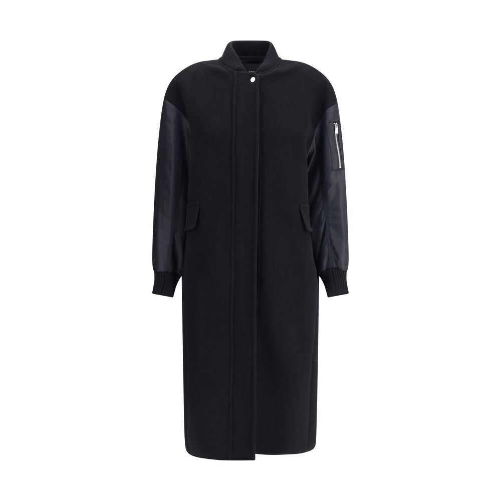 Дамско палто Women’s wool long coat PINKO 105640A2SLZ99 front view