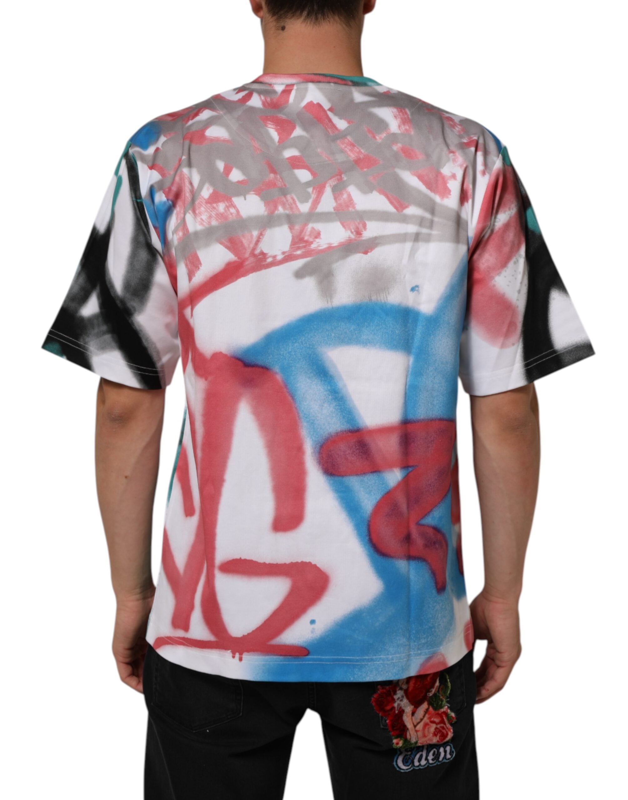 Мъжка тениска Men’s t-shirt DOLCE & GABBANA Graffiti back view