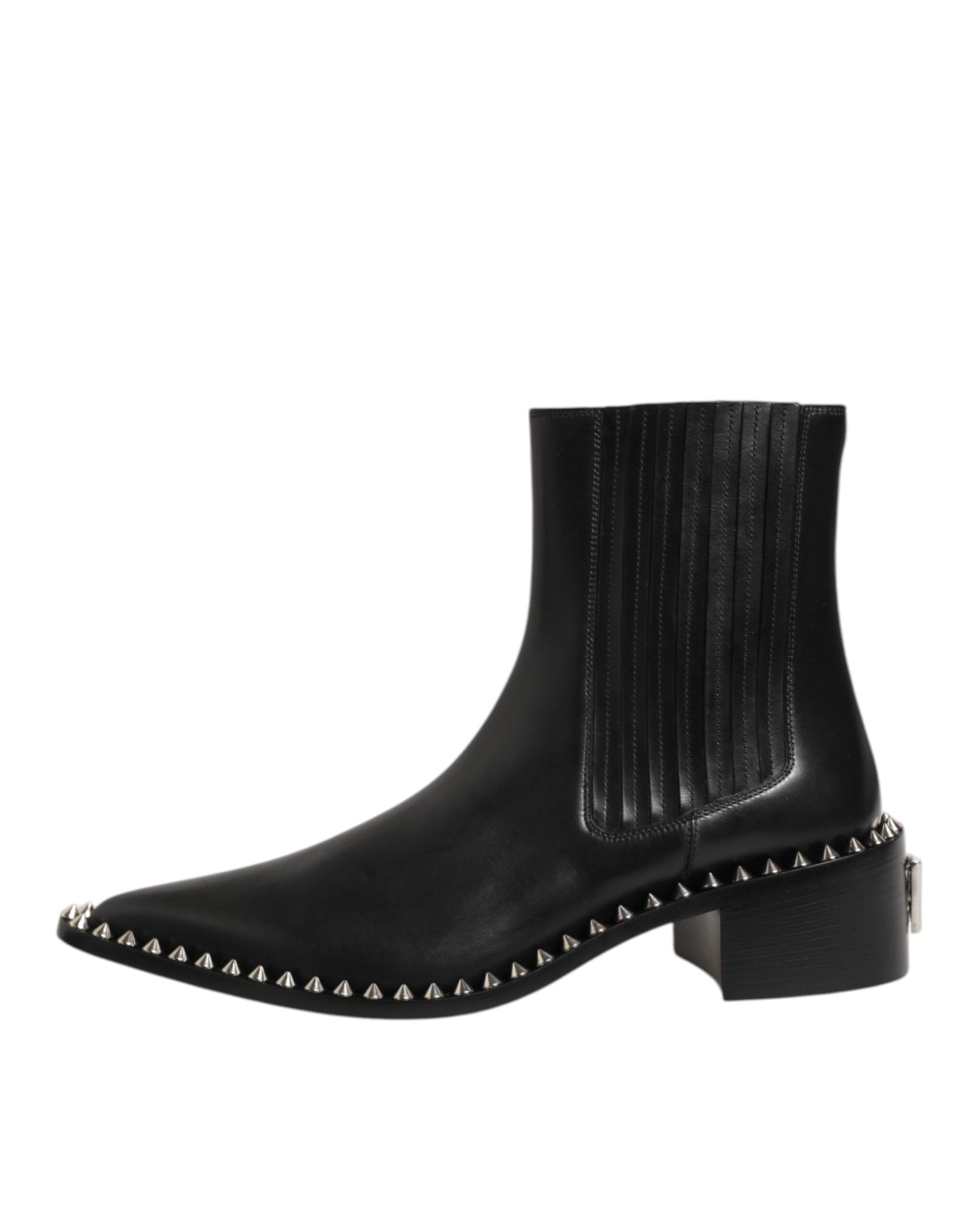 Мъжки кожени боти с капси Men’s studded ankle boots DOLCE & GABBANA
A60479 AB468 80999 Black medial view