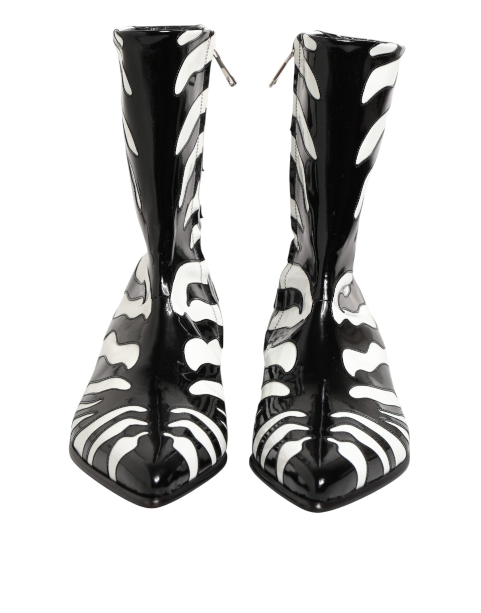 Мъжки ботуши Men’s boots DOLCE & GABBANA Achille A60510 AC128 89690 Zebra front view
