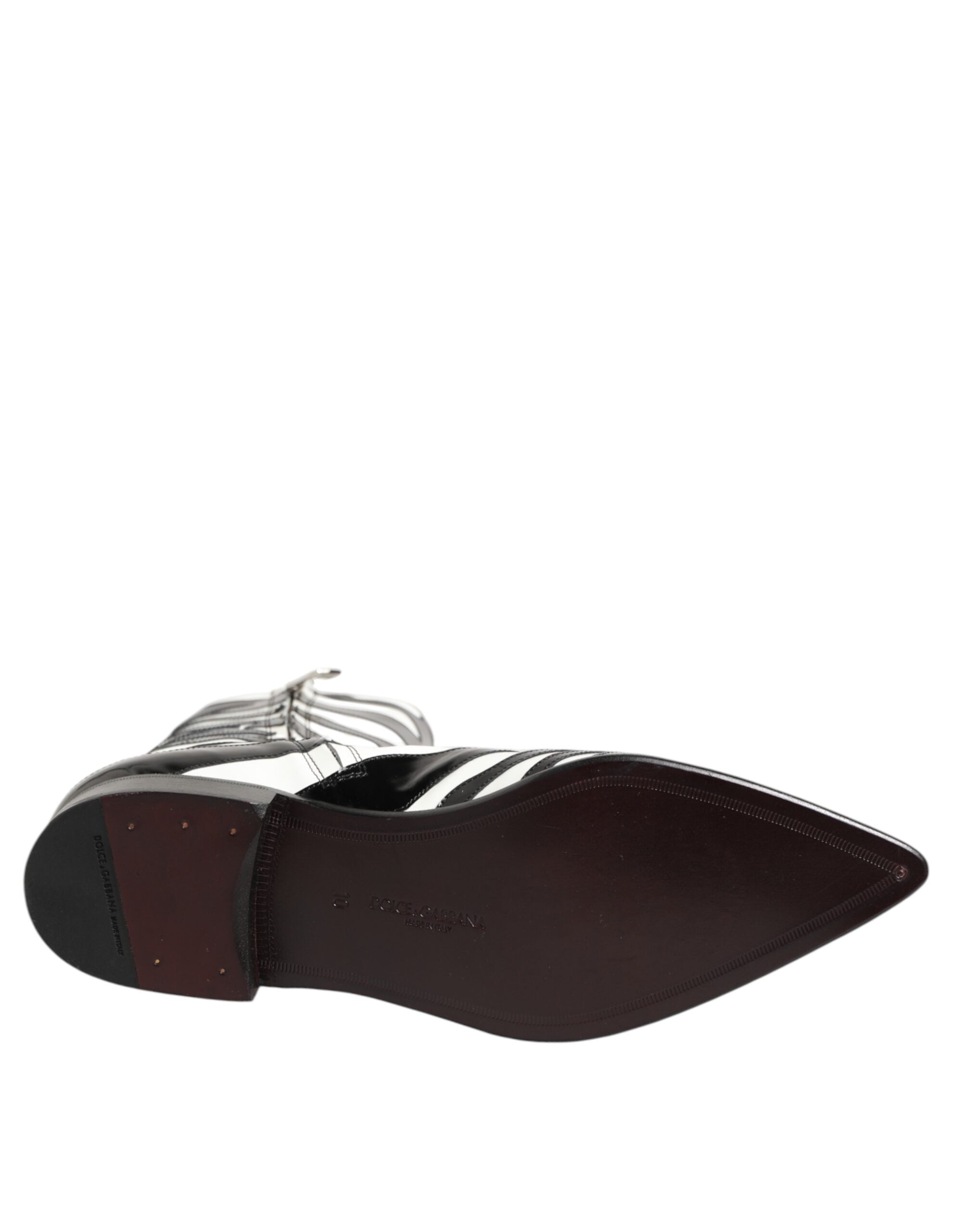 Мъжки ботуши Men’s boots DOLCE & GABBANA Achille A60510 AC128 89690 Zebra outsole view