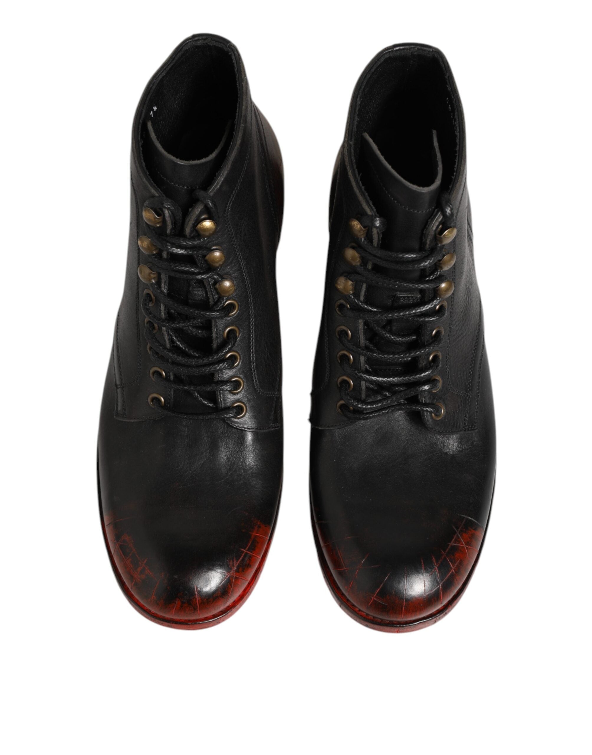 Мъжки боти Men’s ankle boots DOLCE & GABBANA CA5849 A1816 89650 Black/Red top view