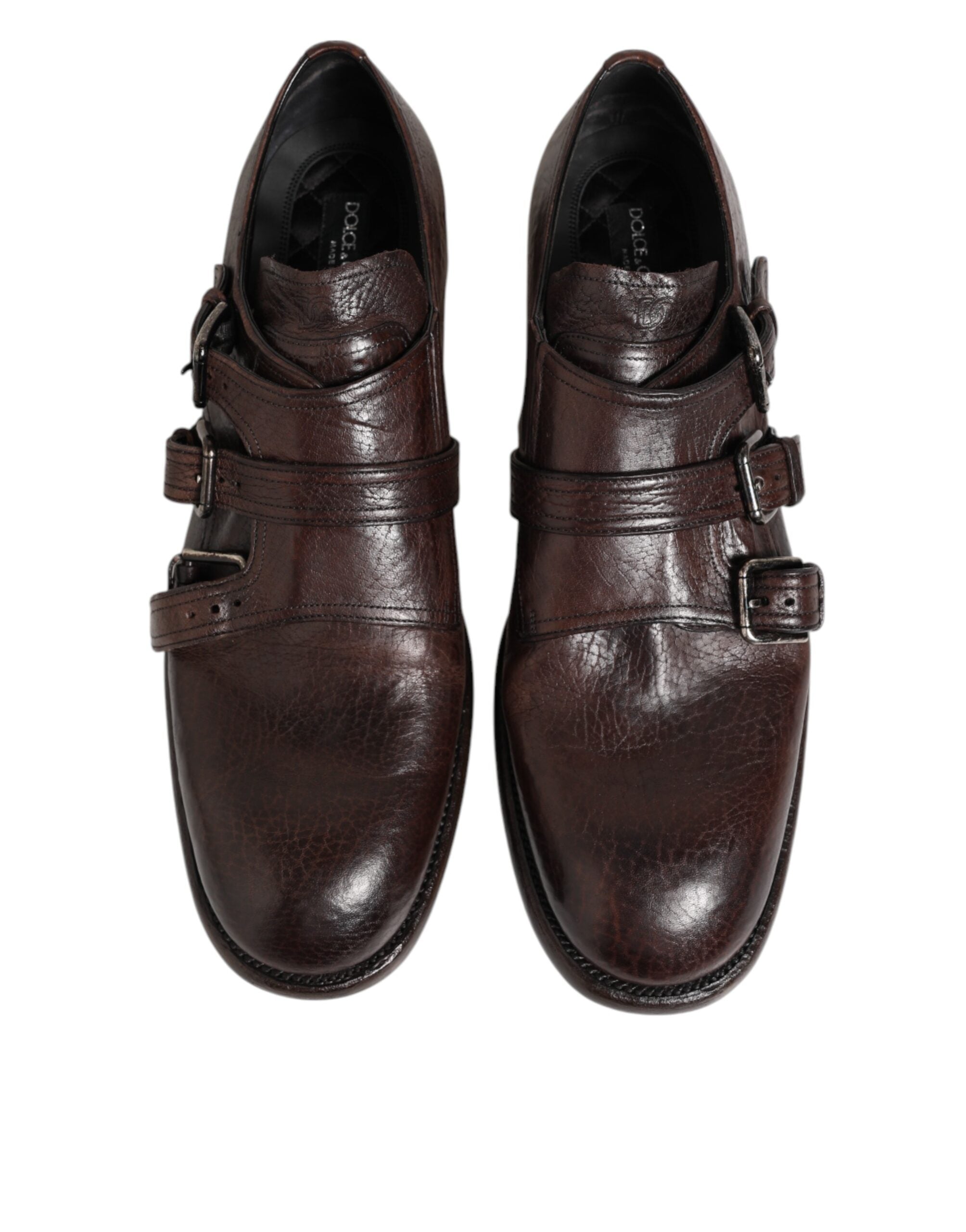 Мъжки официални обувки Men’s derby shoes DOLCE & GABBANA Michelangelo
A10682 AW352 Brown top view