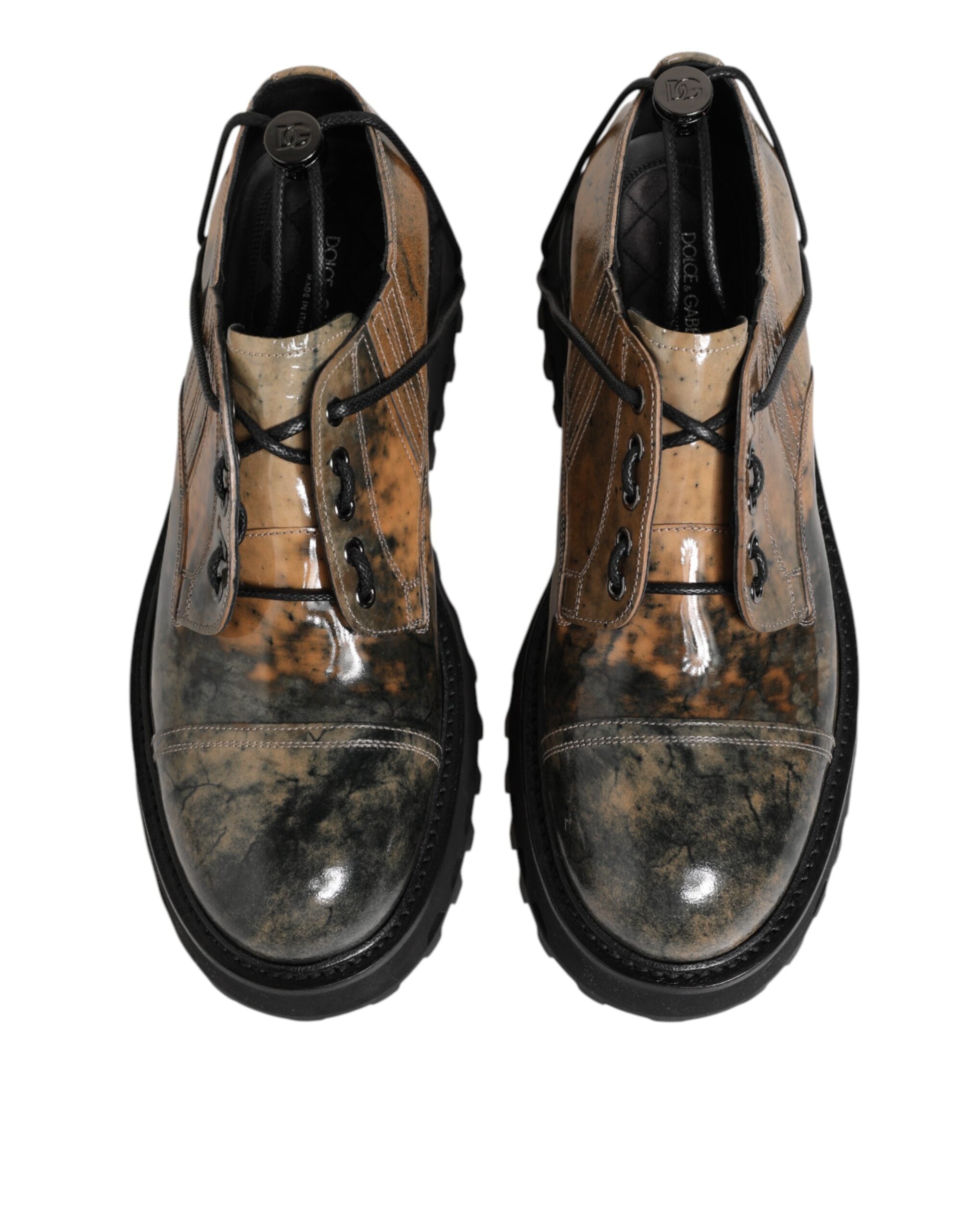 Мъжки обувки от конска кожа Men’s shoes DOLCE & GABBANA from horse leather top view