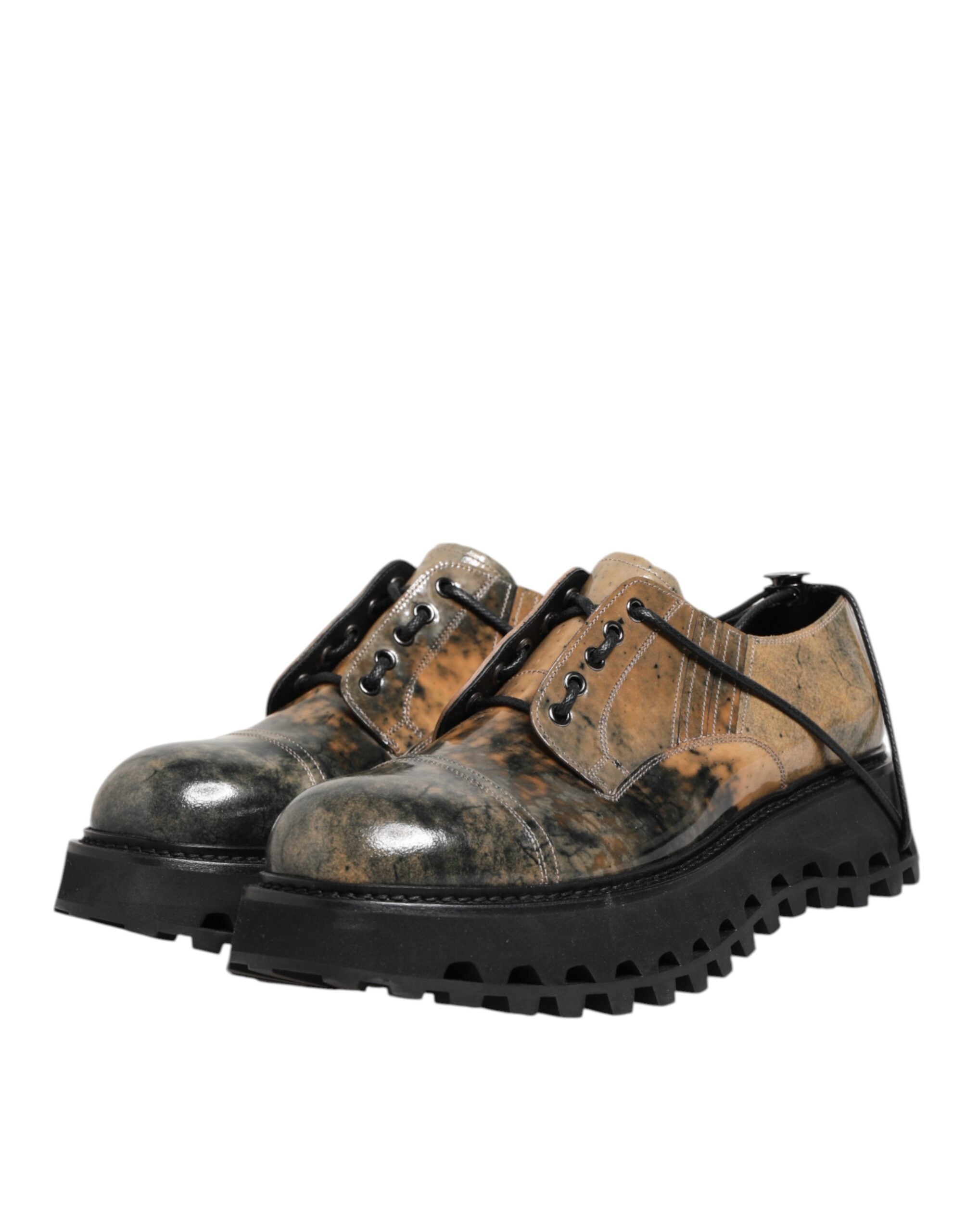 Мъжки обувки от конска кожа Men’s shoes DOLCE & GABBANA from horse leather angled view