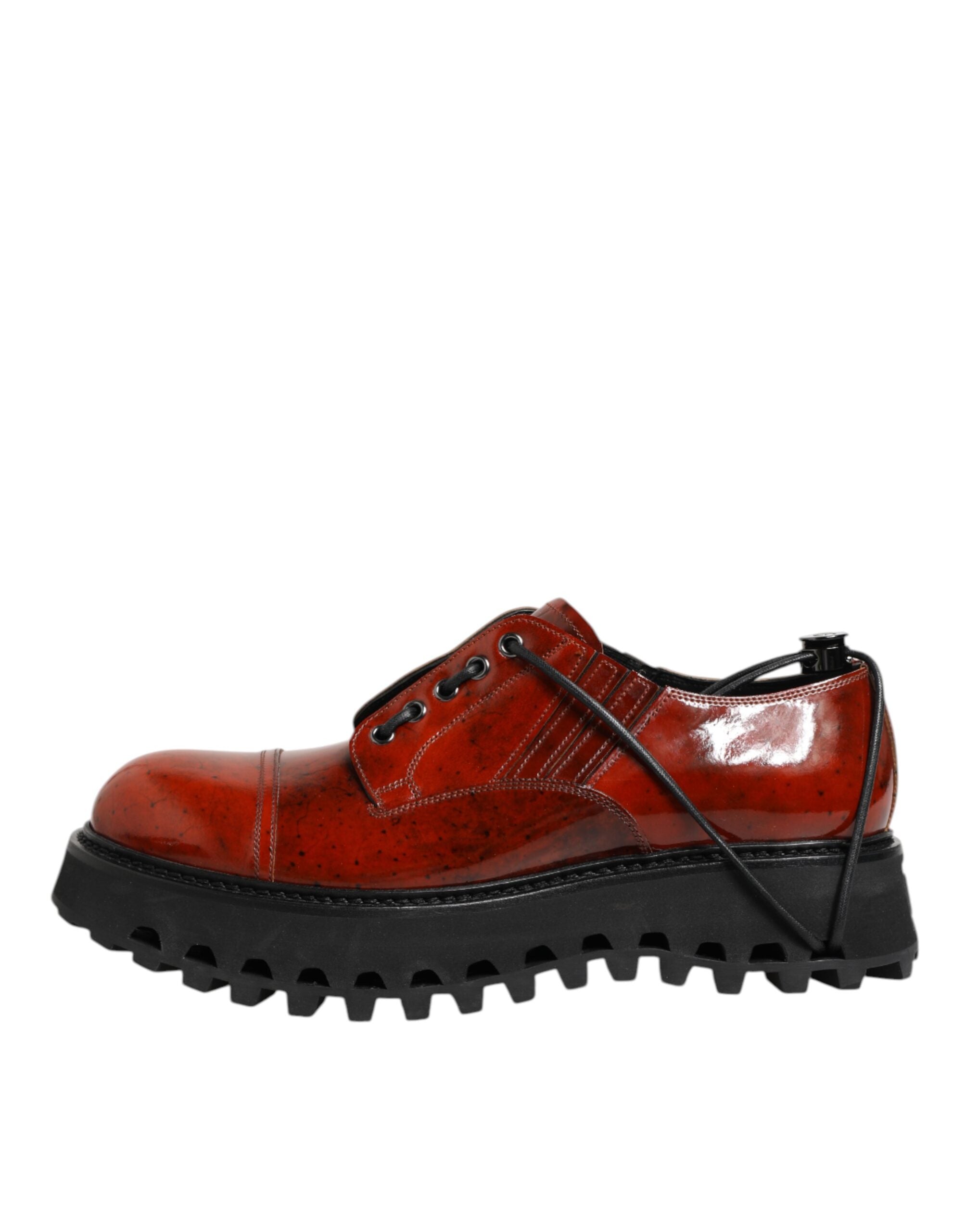 Мъжки обувки Men’s luxury derby shoes DOLCE & GABBANA Red-Brown