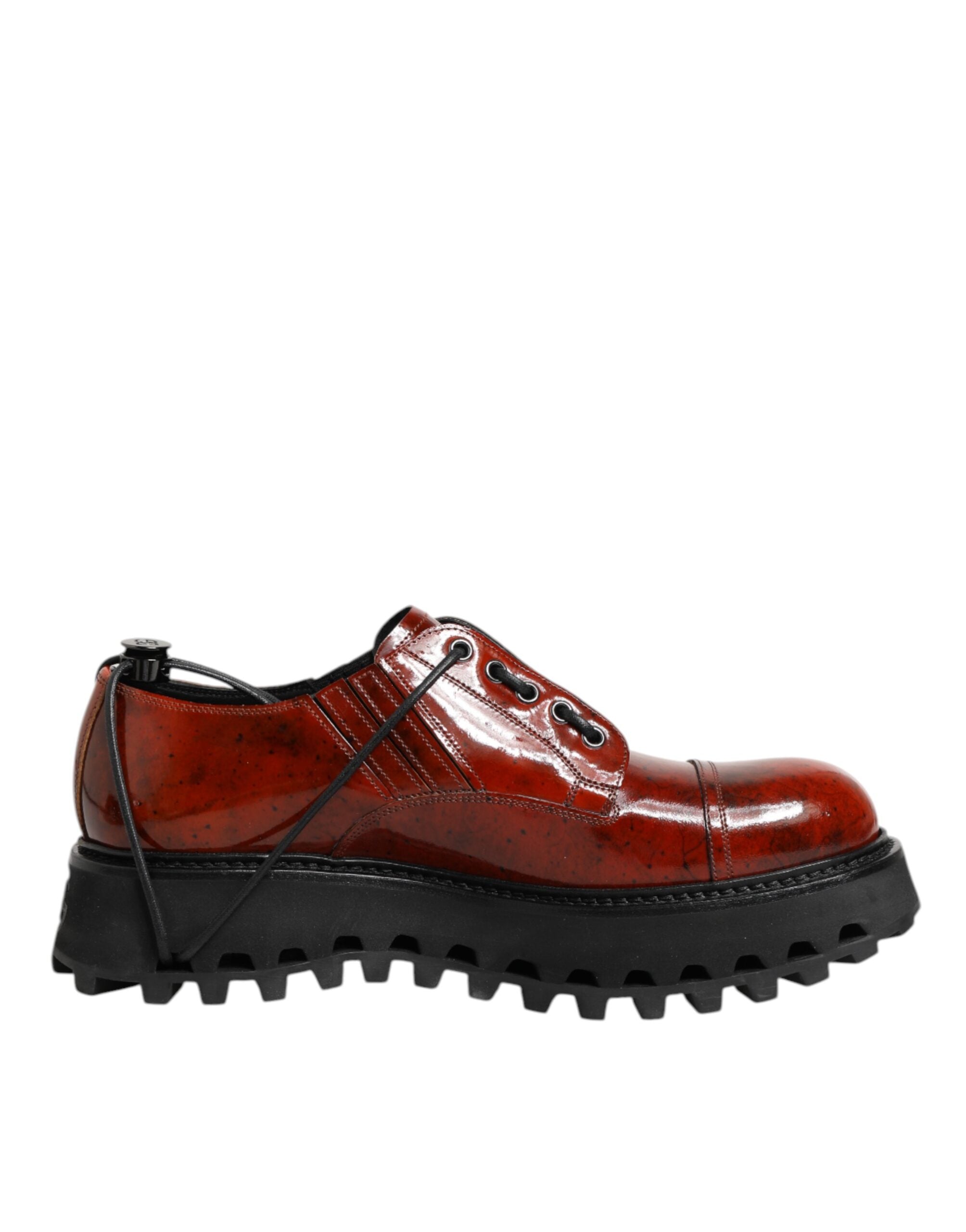Мъжки обувки Men’s luxury derby shoes DOLCE & GABBANA Red-Brown