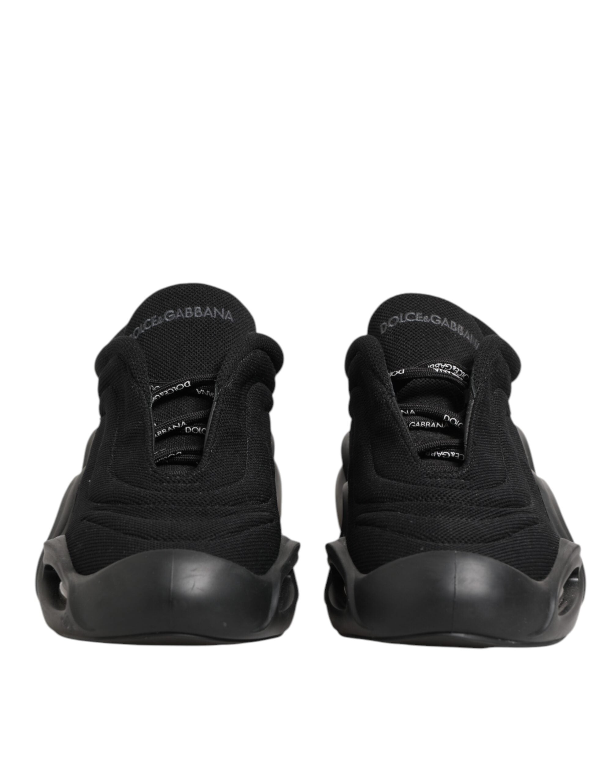 Мъжки маратонки Men’s sneakers DOLCE & GABBANA Wave CS2102 AE400 8B956 Black front view