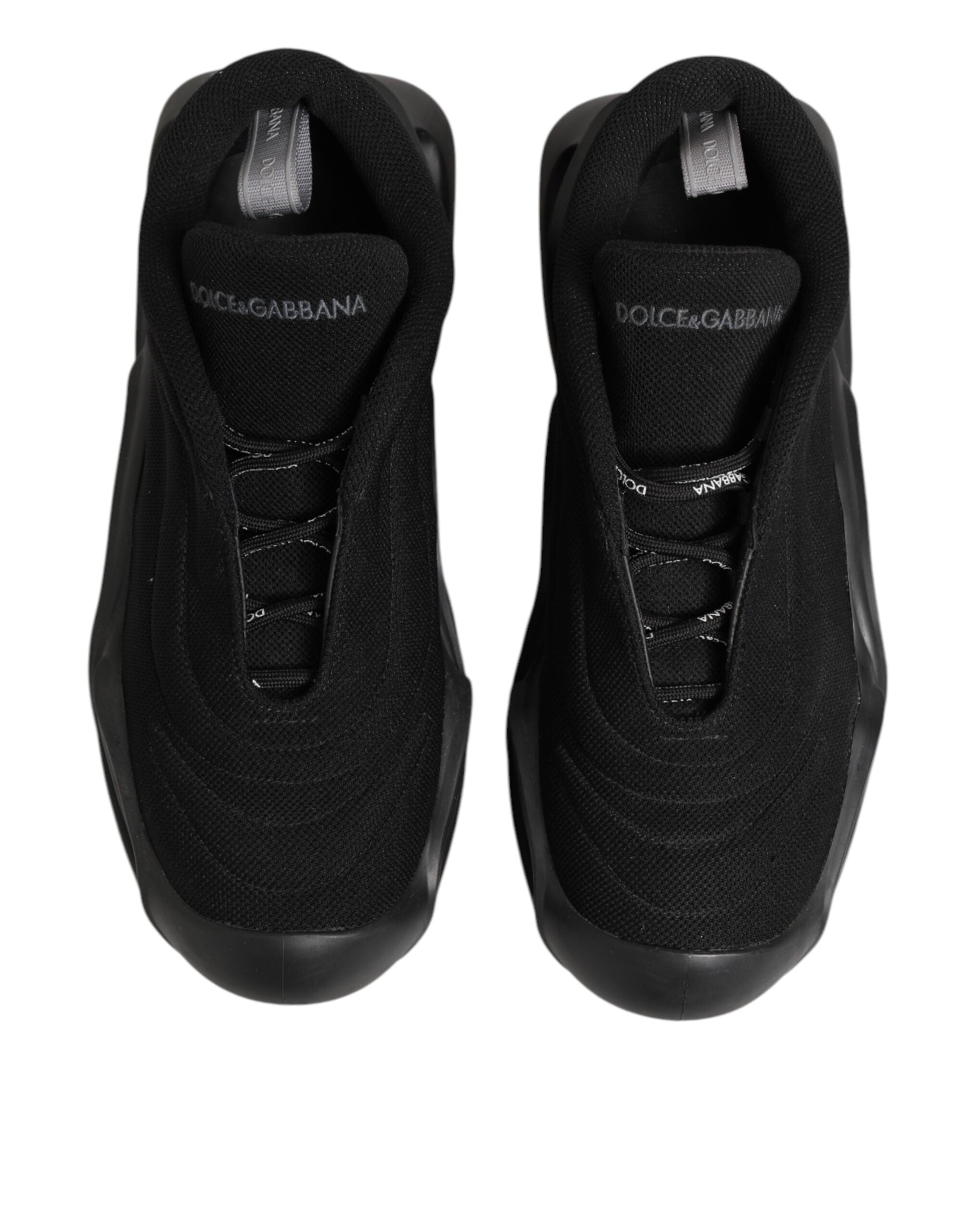 Мъжки маратонки Men’s sneakers DOLCE & GABBANA Wave CS2102 AE400 8B956 Black top view 