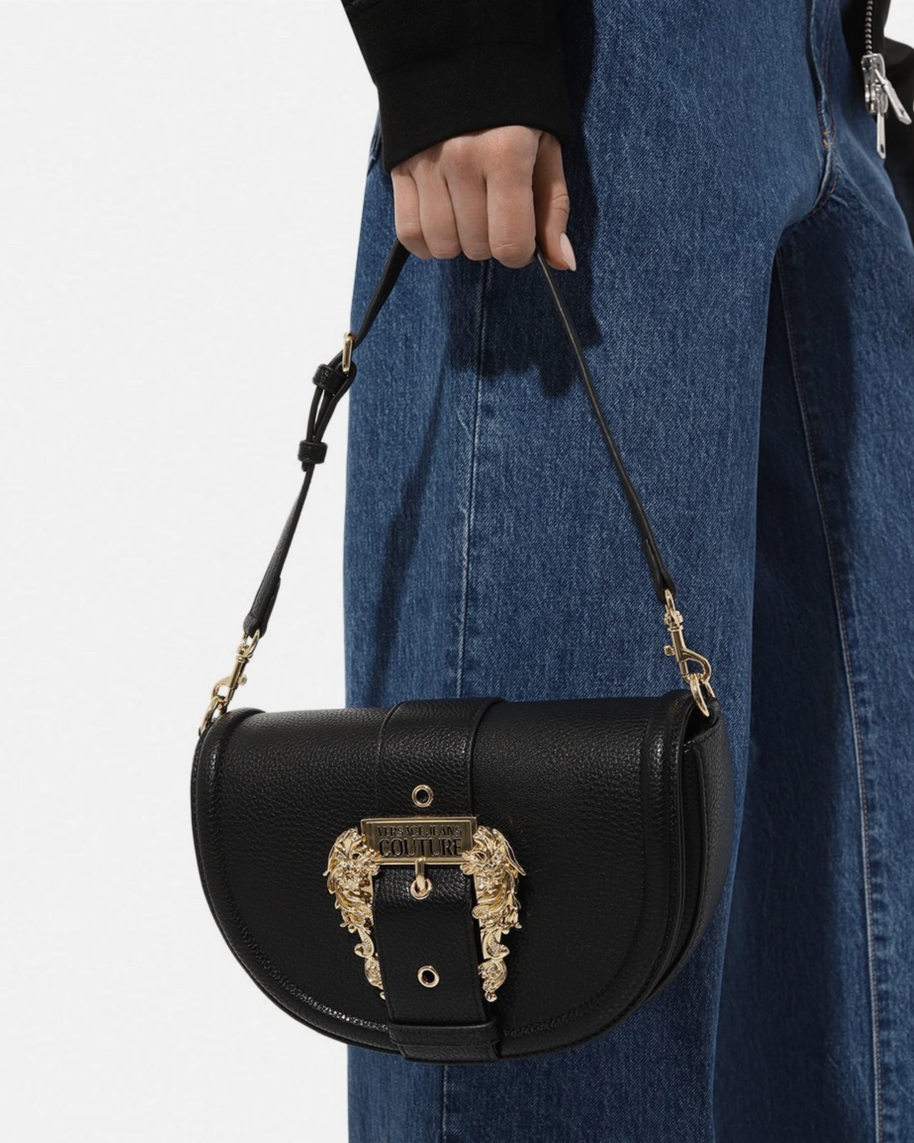 Дамска чанта за рамо Women’s shoulder bag Versace Jeans Couture 74VA4BF4 ZS413 899 Black