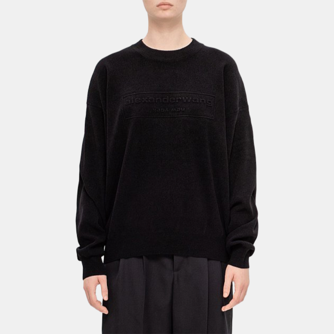 Дамски черен пуловер Alexander Wang Women Sweater