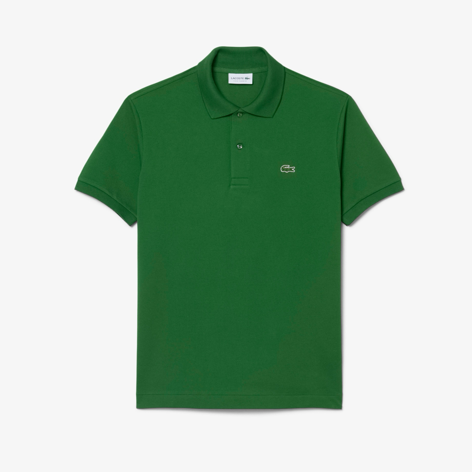 Мъжка зелена поло тениска Lacoste Men Polo L1212-00-59X Front View