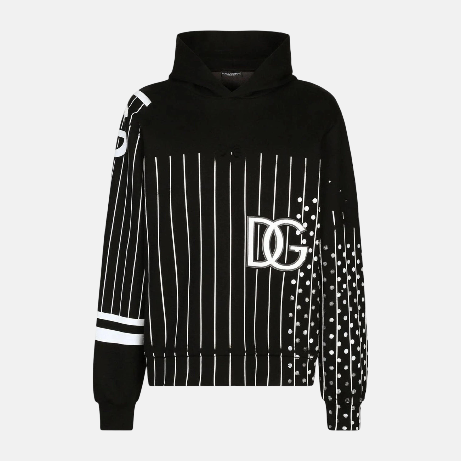 Dolce & Gabbana Stripes Men Hoodie G9UP0T G7C9V Front View