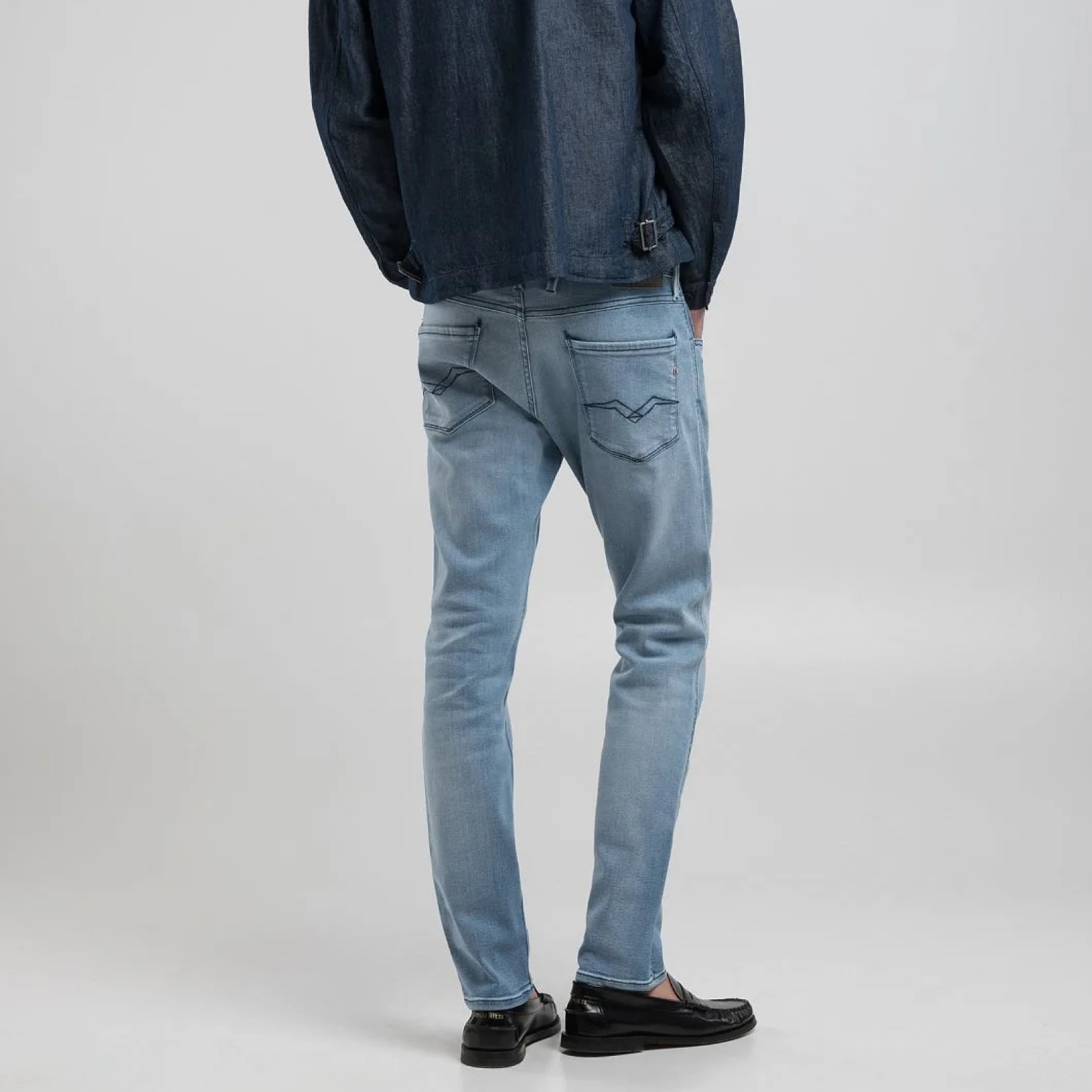 Мъжки дънки Replay Men Jeans M914Y.000.261 C42 Back View