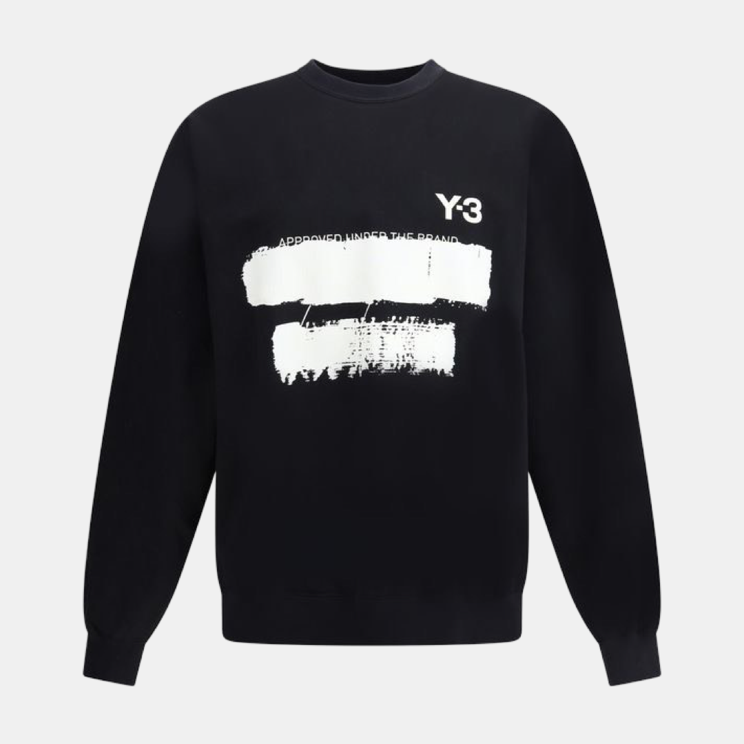 Унисекс черна блуза Y-3 Sweatshirt