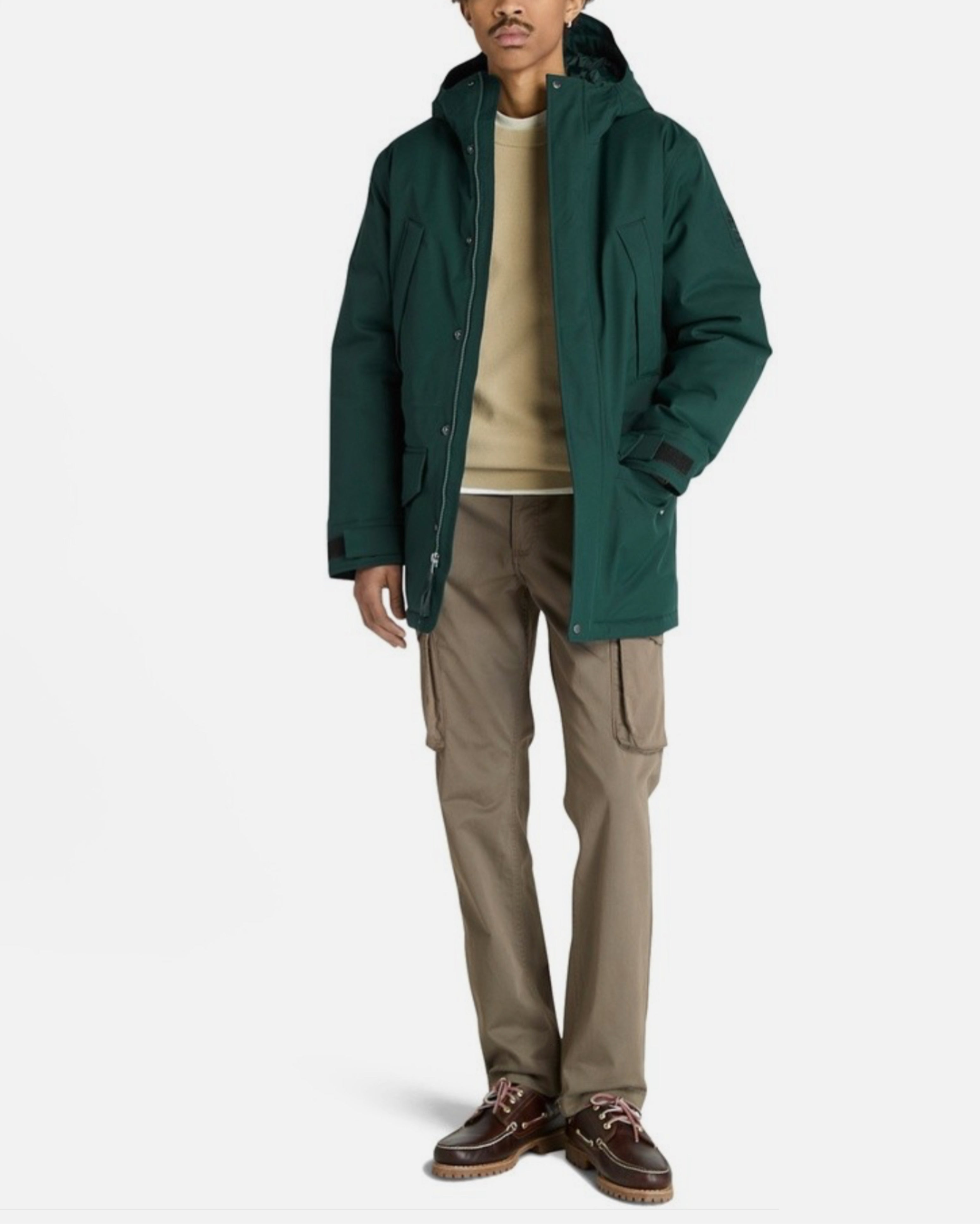 Мъжко зимно парка яке Men’s parka jacket Timberland TB0A42G3317 Green lifestyle view