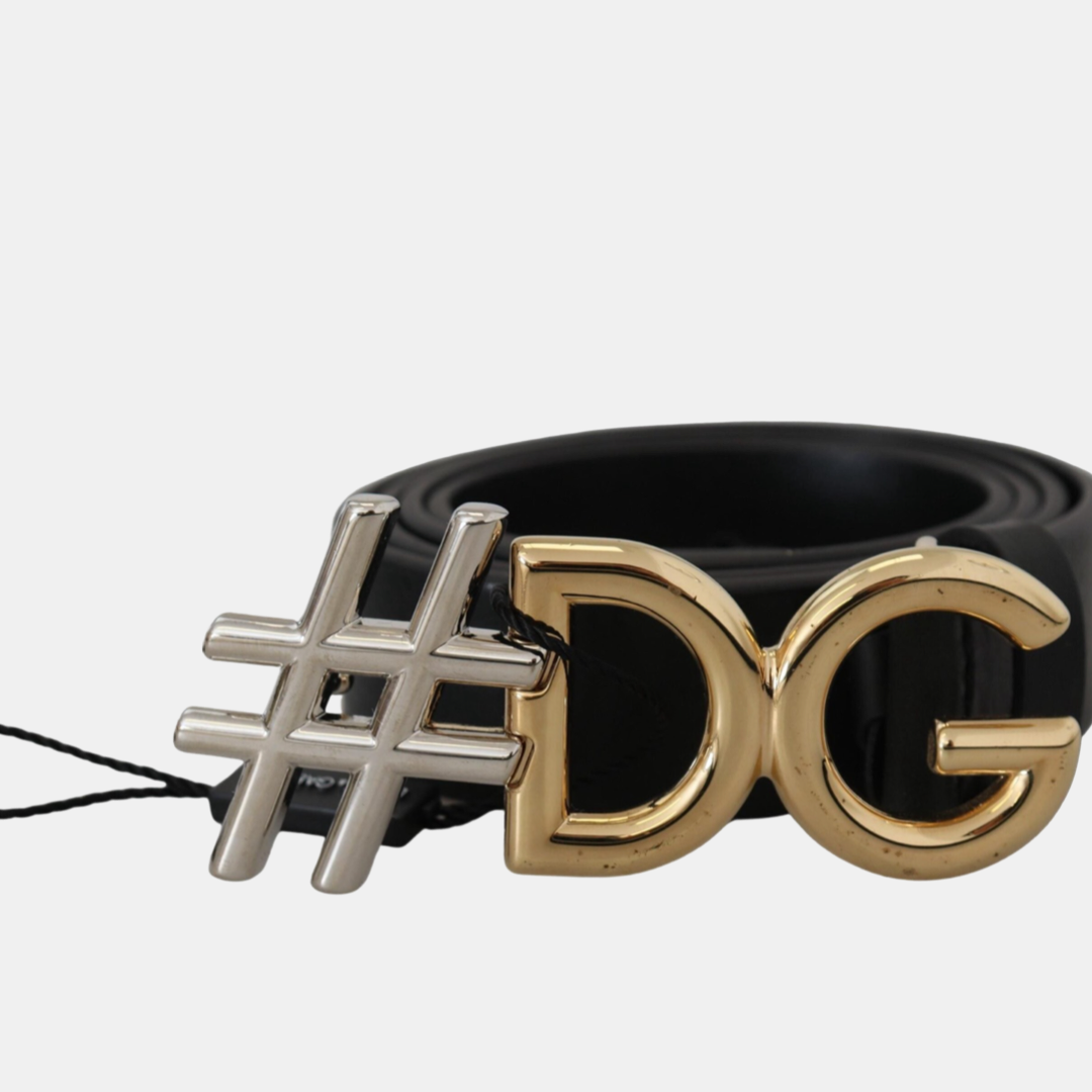 Колан Dolce & Gabbana #DG Logo Buckle Belt