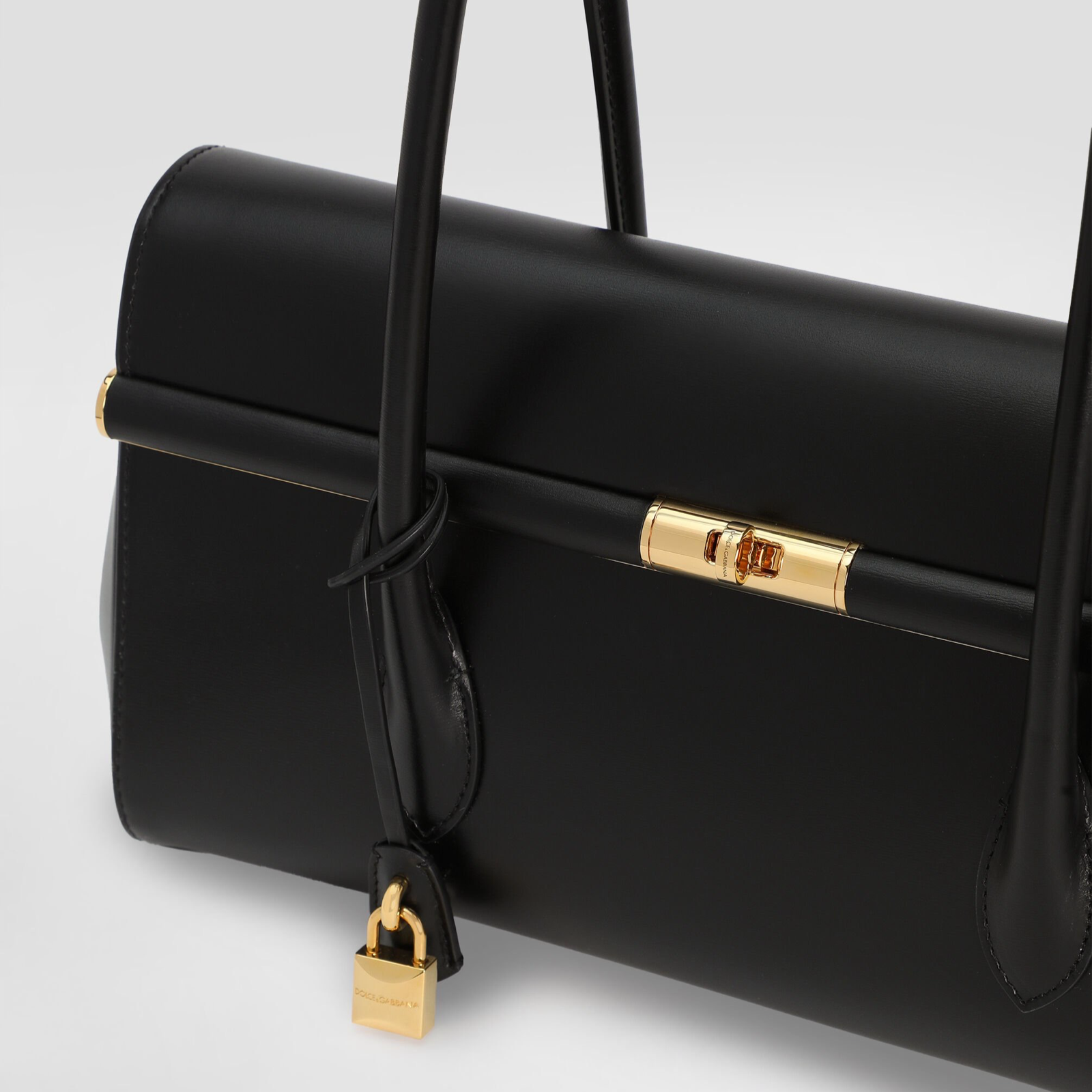 Dolce & Gabbana Marlene Palmellato Leather Handbag BB7927A3G1980999 Close-Up