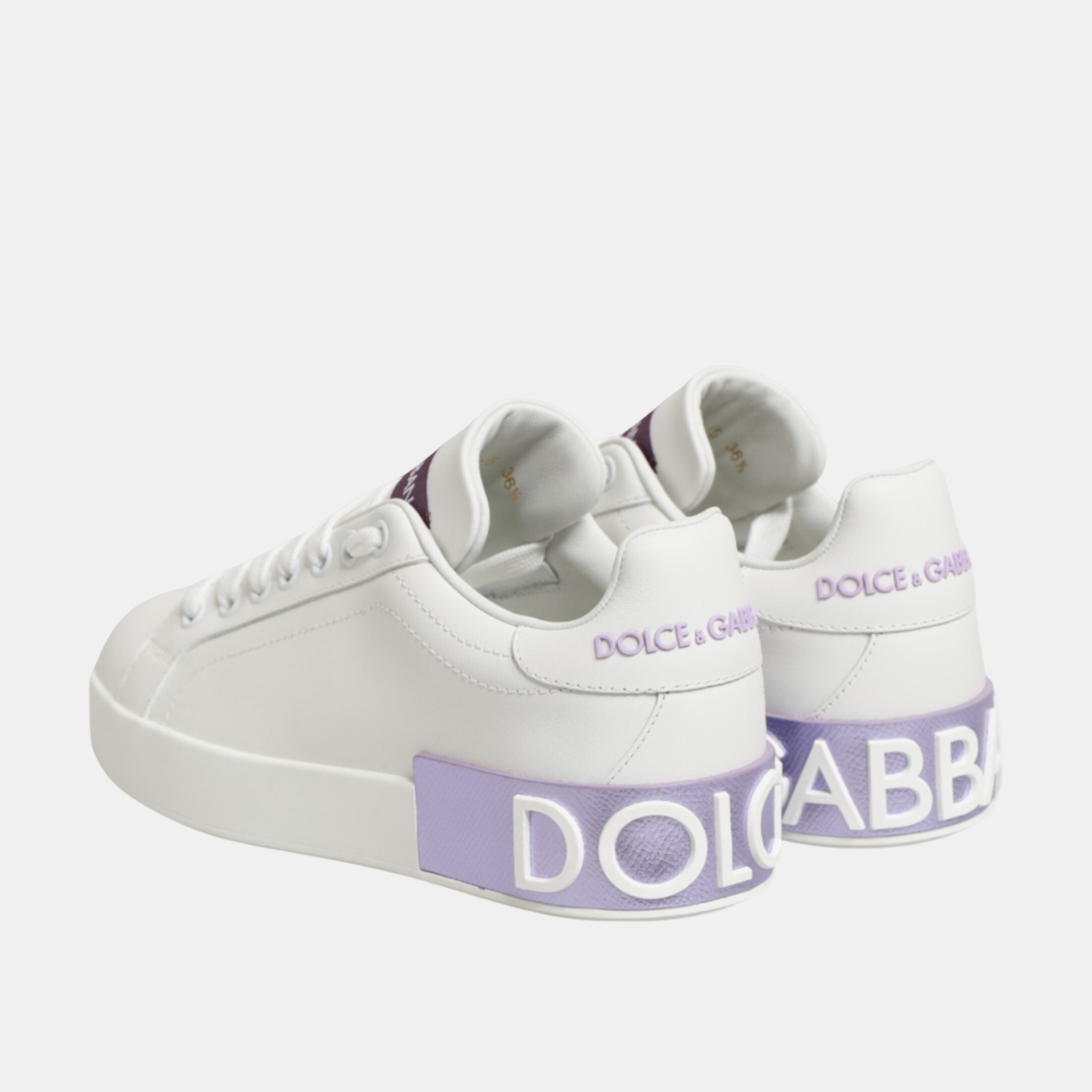 Dolce & Gabbana Portofino Women Sneakers Heel View