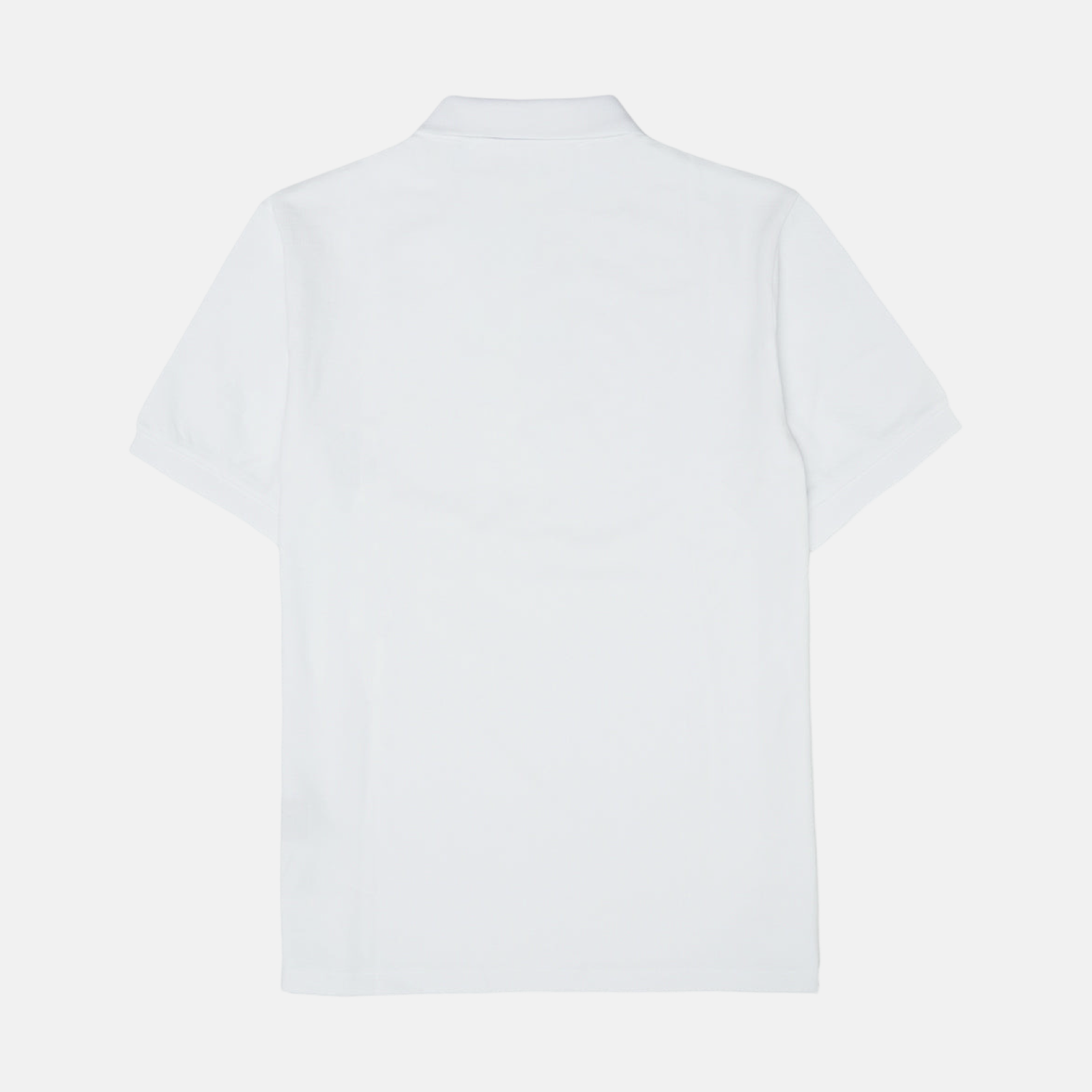 Burberry White Cotton Collared Polo Shirt