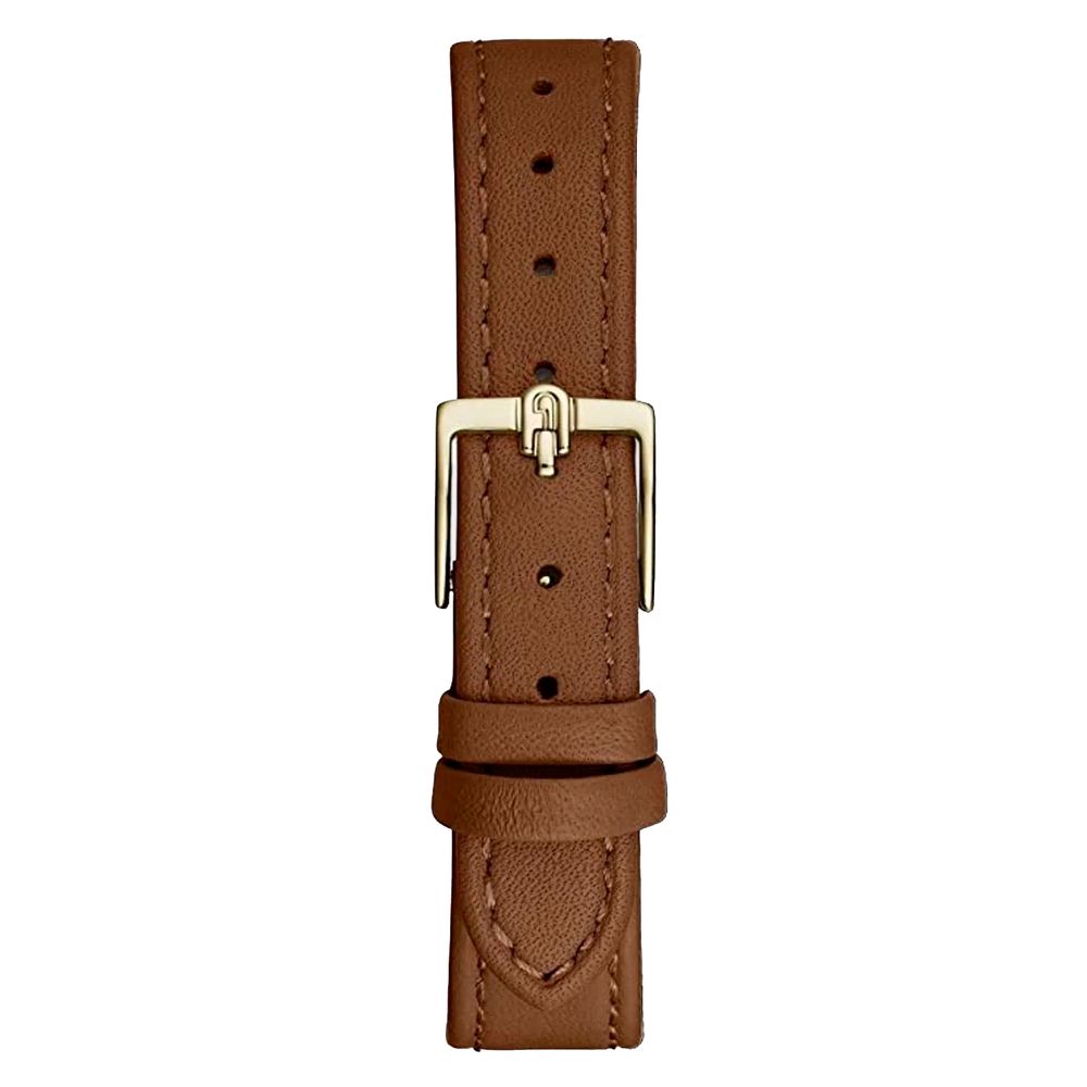 Furla Brown Leather Dress Watch